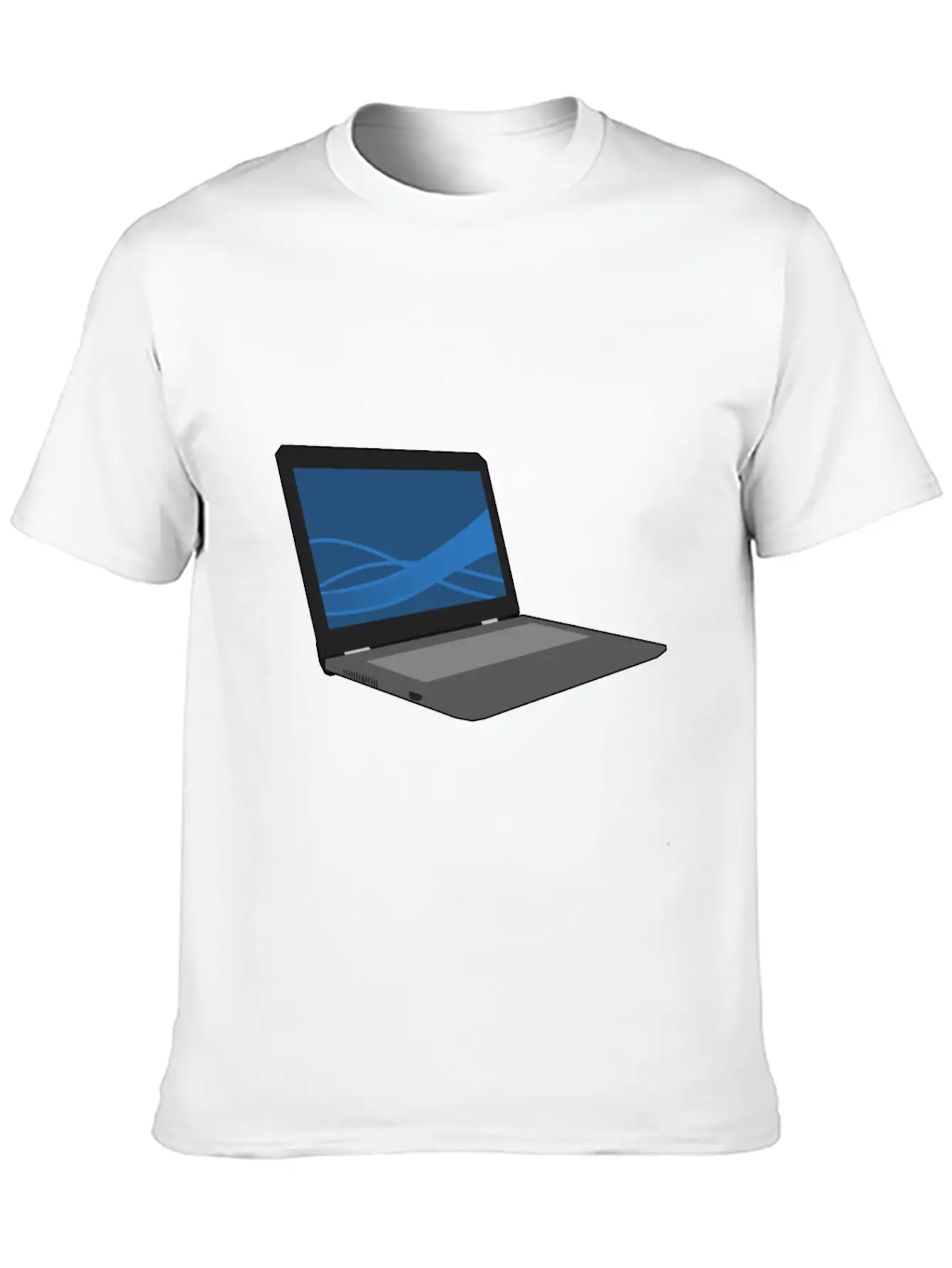 Laptop Computer Keyboard PC Notebook Gift Idea Timeless Short Sleeve Tee – Comfy And Minimalist Design