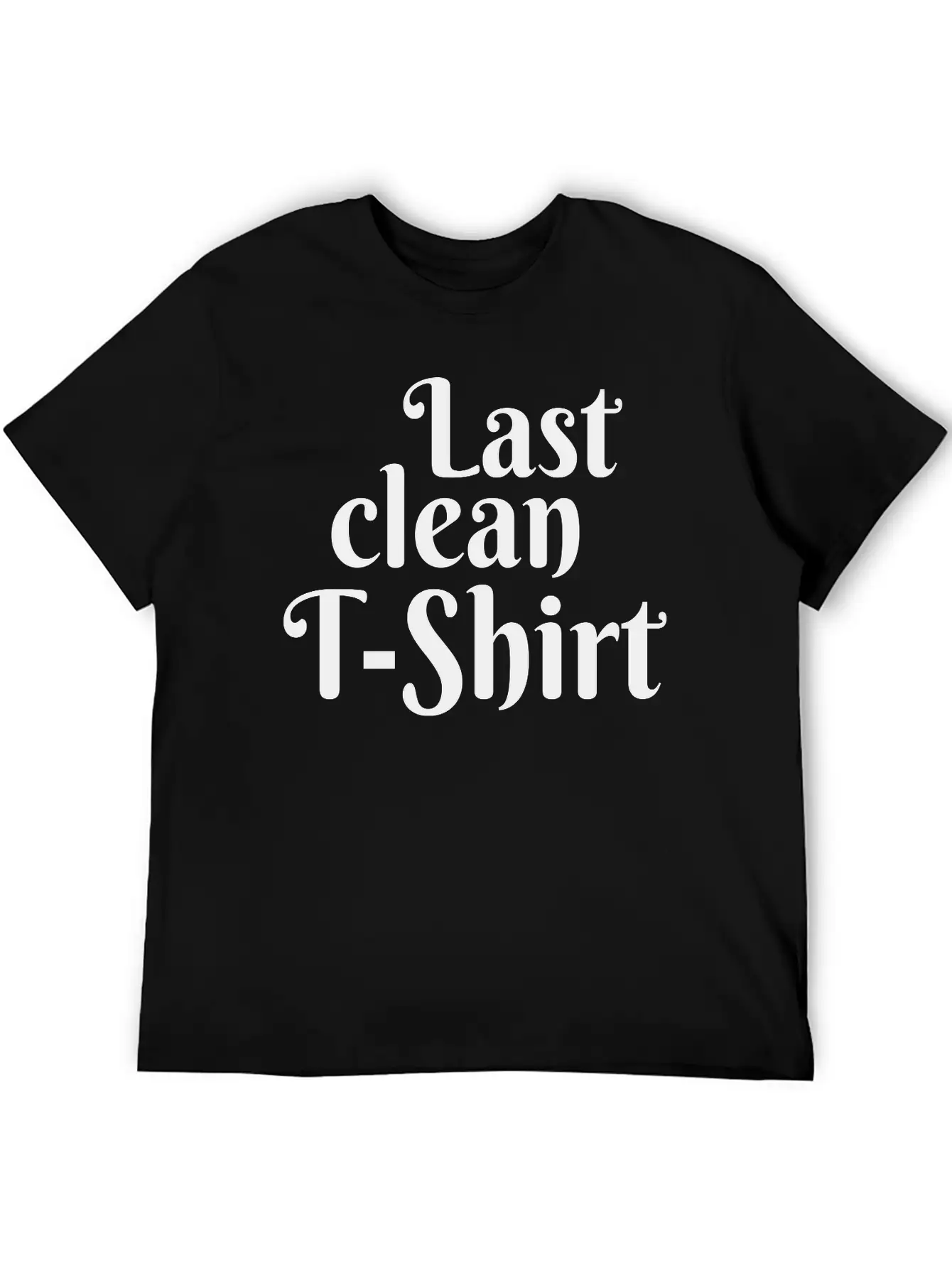Last Clean T-Shirt Basic Graphic T-Shirt – Daily Comfort In Soft Cotton