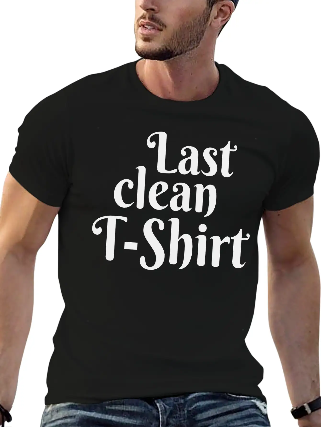 Last Clean T-Shirt Basic Graphic T-Shirt – Daily Comfort In Soft Cotton