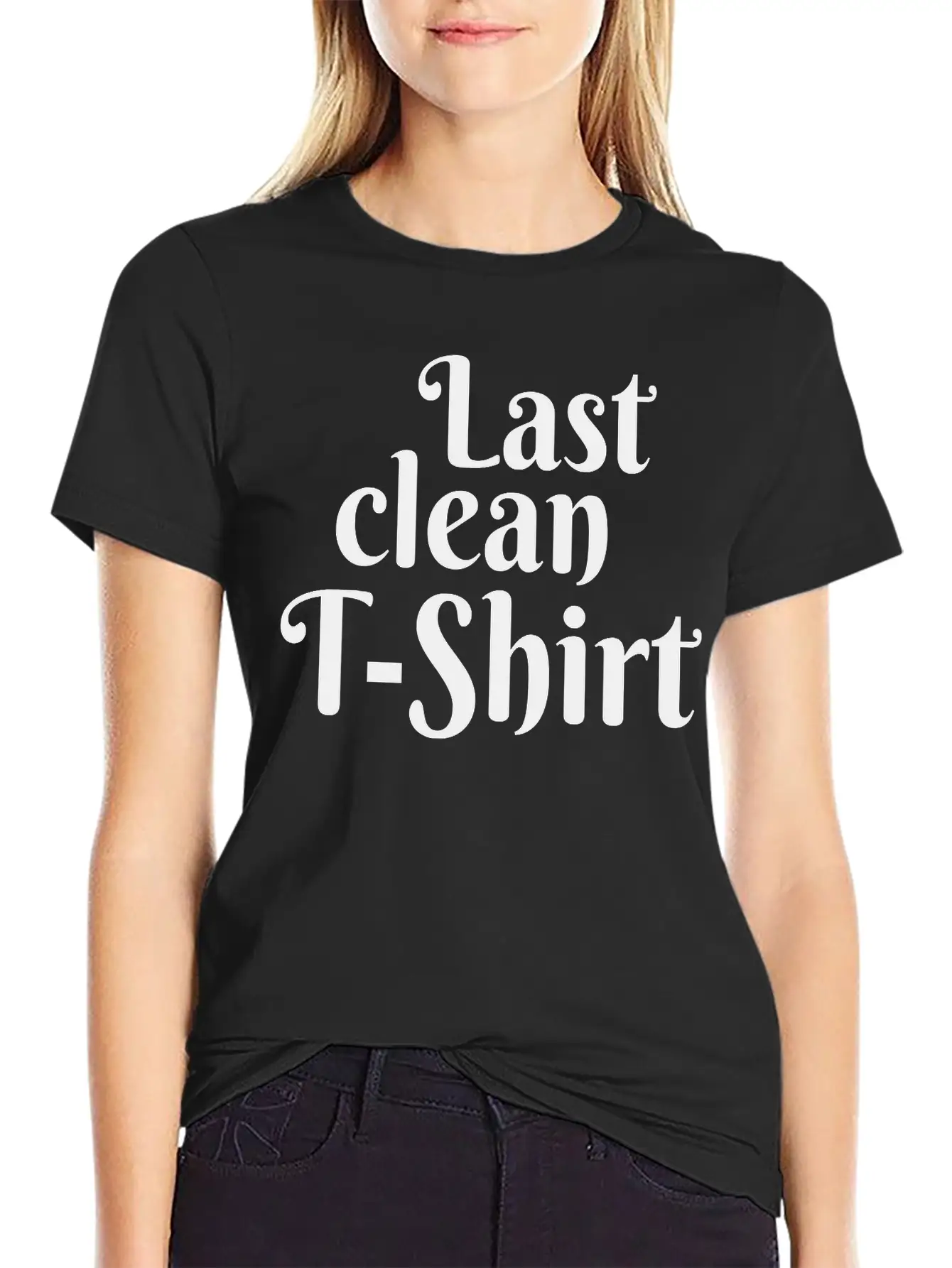 Last Clean T-Shirt Basic Graphic T-Shirt – Daily Comfort In Soft Cotton