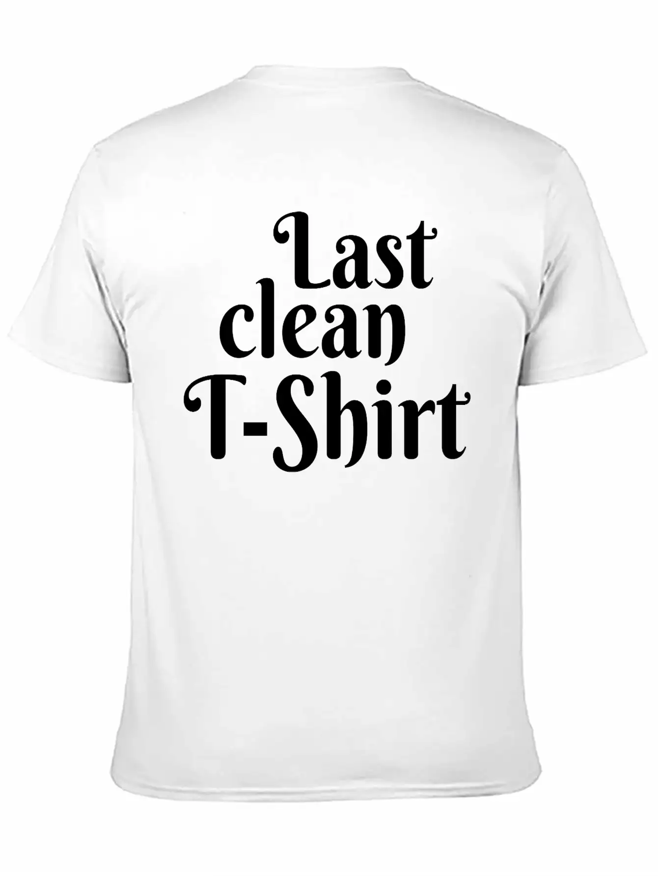 Last Clean T-Shirt Basic Graphic T-Shirt – Daily Comfort In Soft Cotton