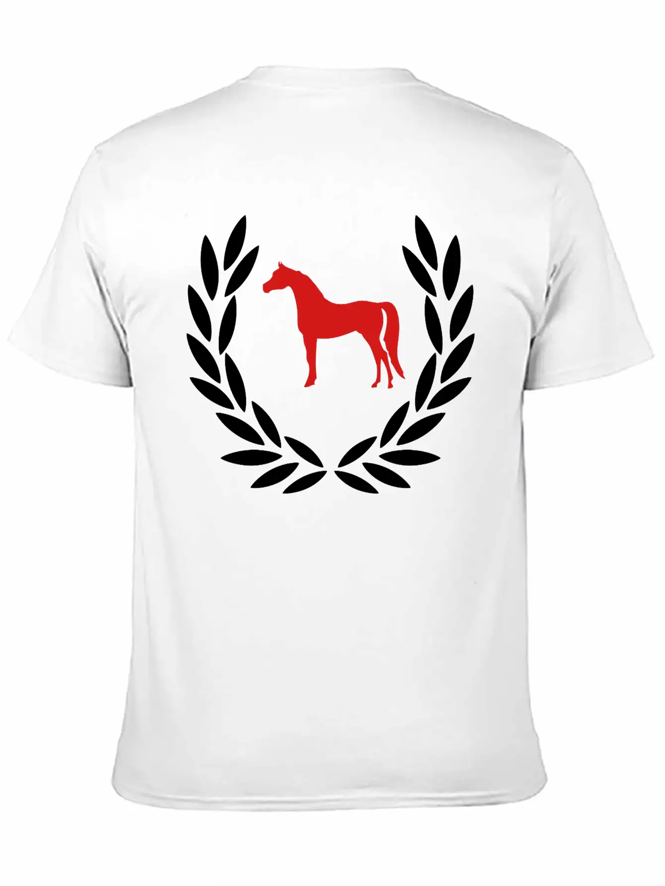 Laurel Wreath Horse Stylish Everyday T-Shirt – Unisex Basic Cotton Tee
