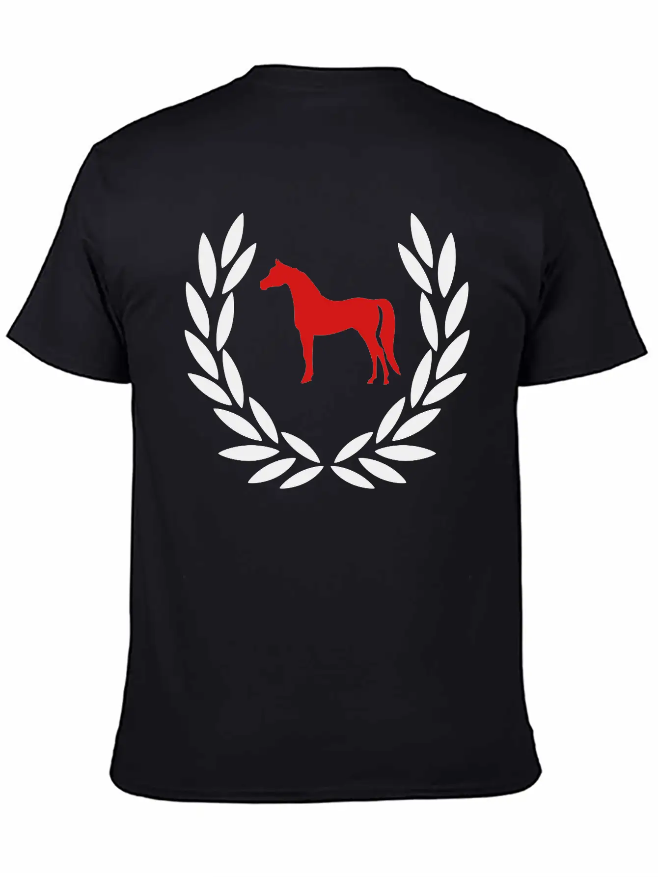 Laurel Wreath Horse Stylish Everyday T-Shirt – Unisex Basic Cotton Tee