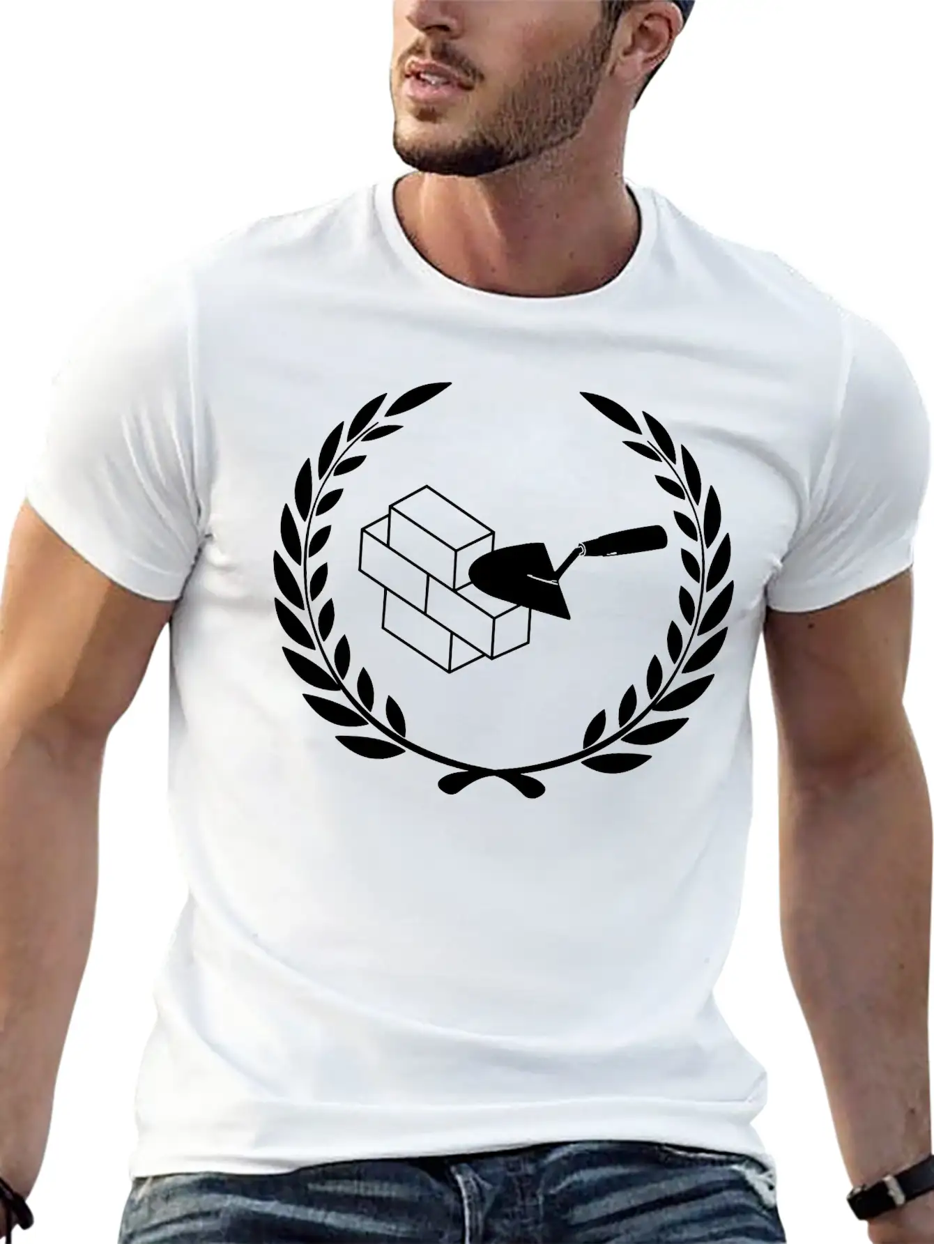Laurel Wreath Masons Essential Unisex Summer Tee – Soft Cotton Casual Fit