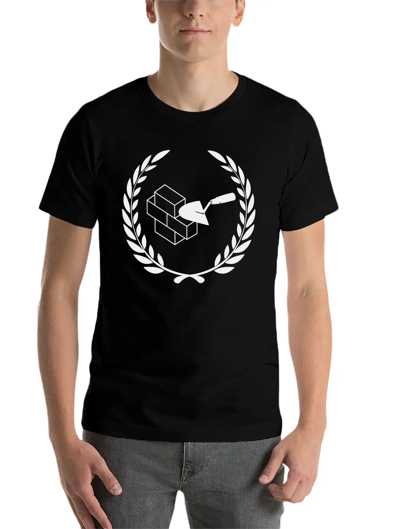 Laurel Wreath Masons Essential Unisex Summer Tee – Soft Cotton Casual Fit