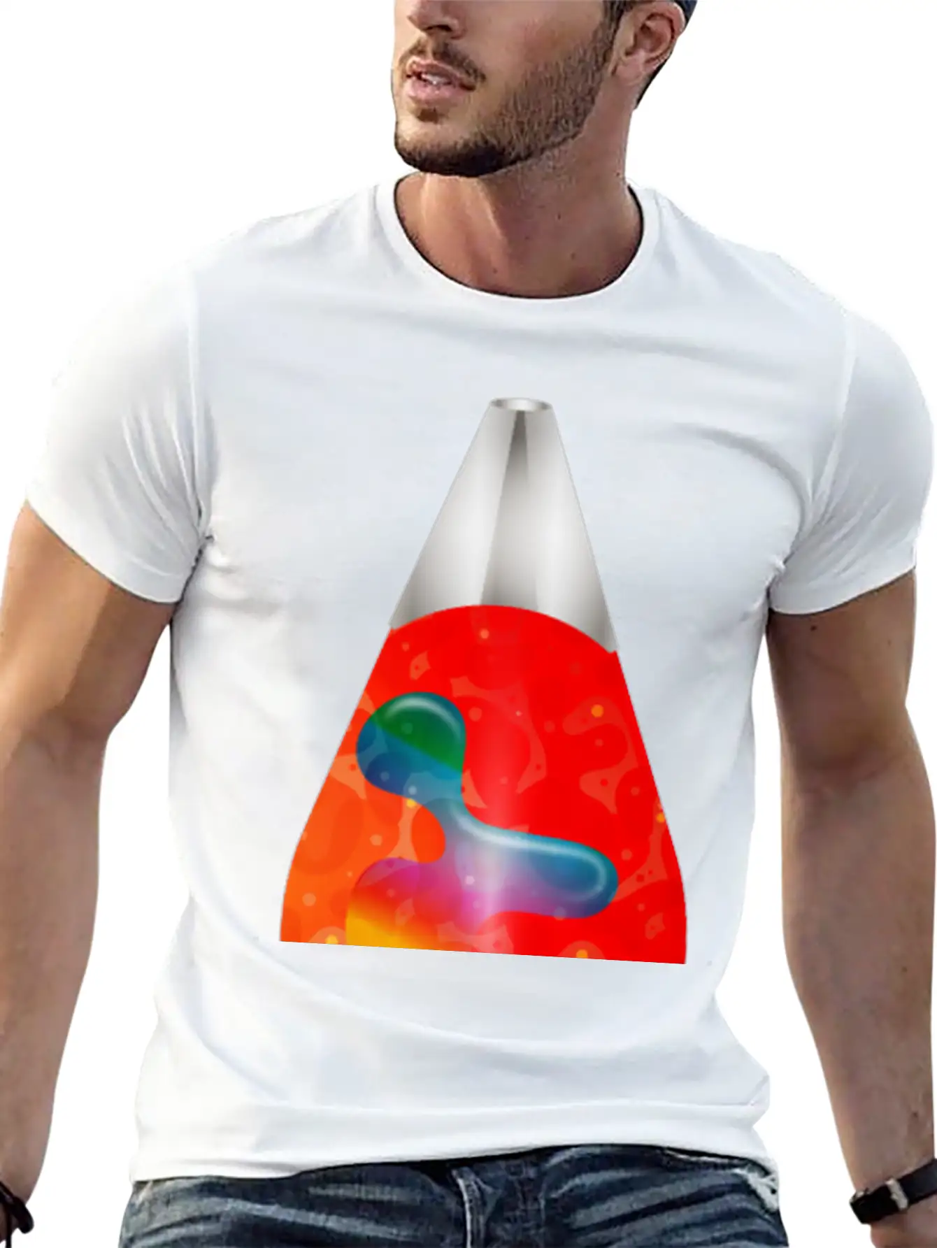 Lava Lamp A Cult Object From The 70s Comfortable Minimalist Graphic Tee – Summer Style Essential