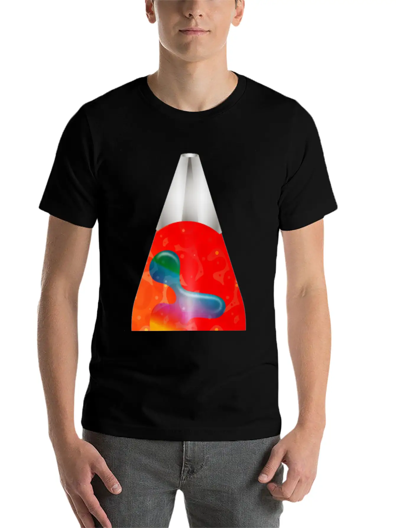 Lava Lamp A Cult Object From The 70s Comfortable Minimalist Graphic Tee – Summer Style Essential