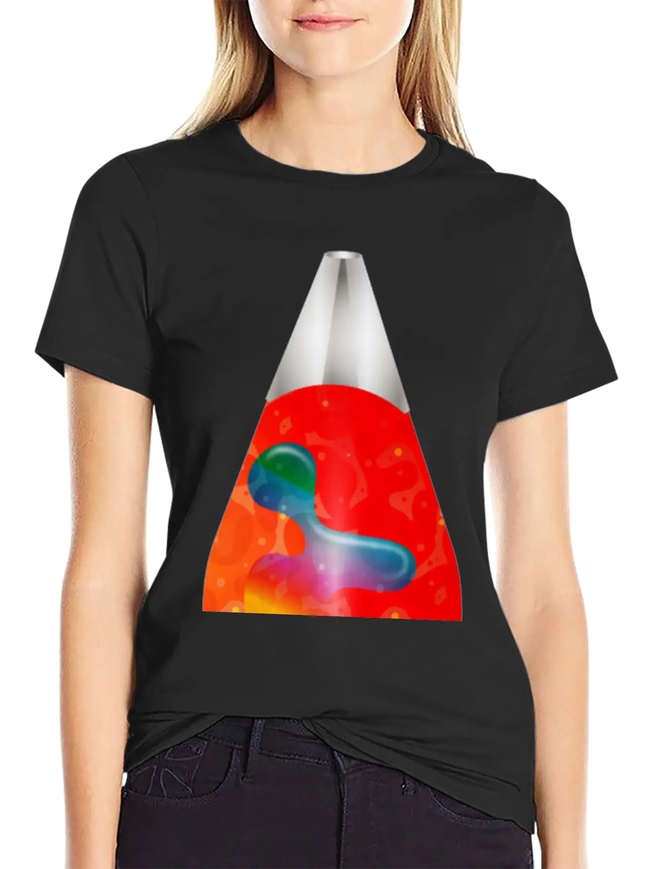 Lava Lamp A Cult Object From The 70s Comfortable Minimalist Graphic Tee – Summer Style Essential