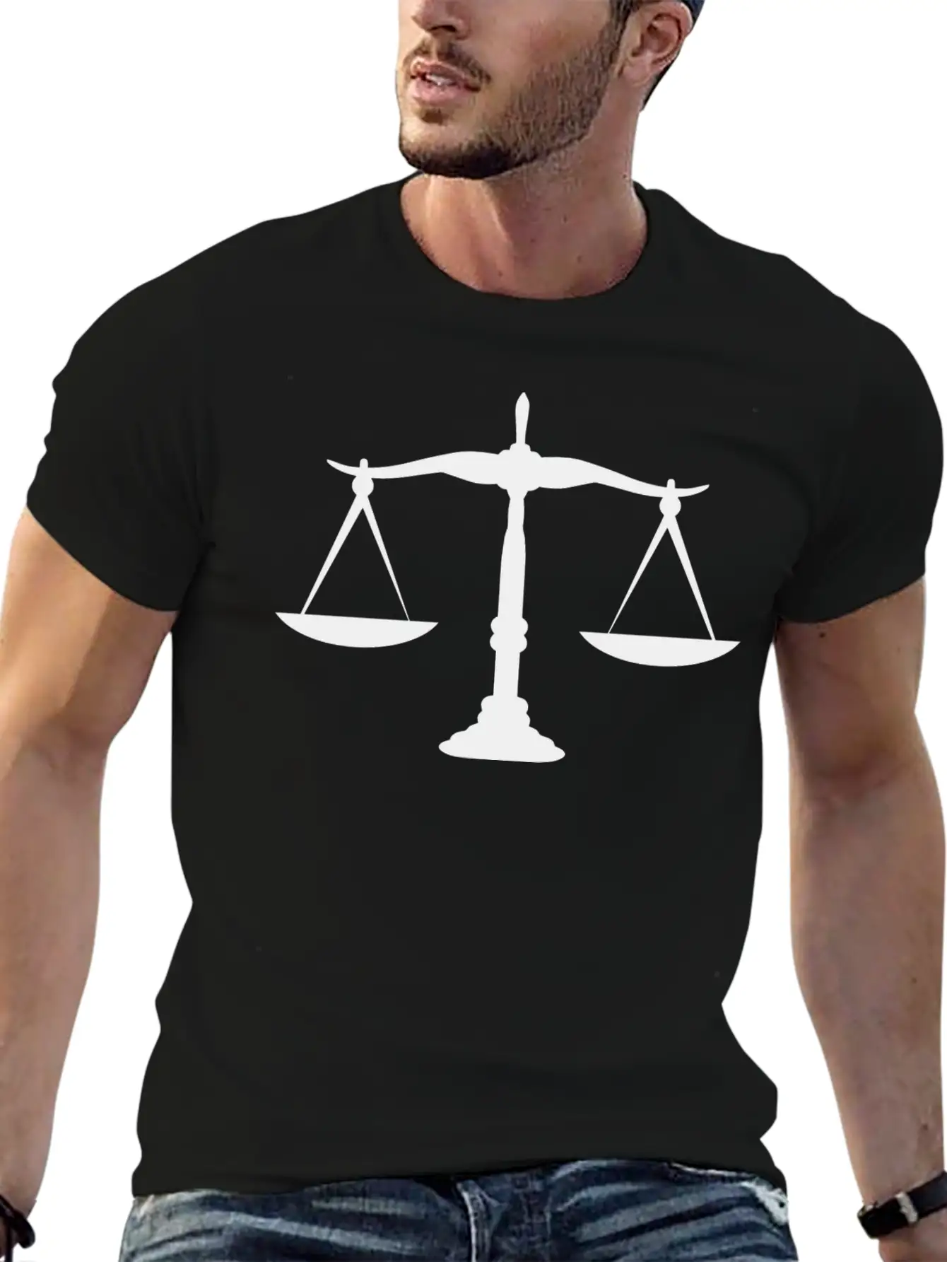 Law Scale Timeless Short Sleeve Tee – Comfy And Minimalist Design