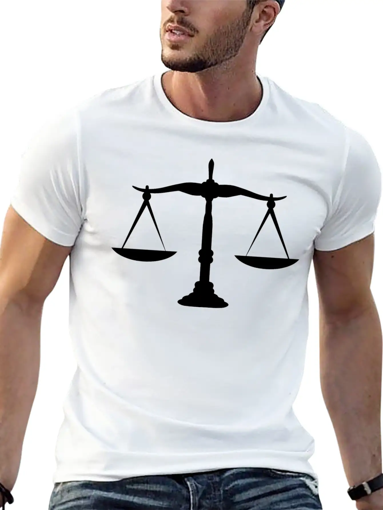 Law Scale Timeless Short Sleeve Tee – Comfy And Minimalist Design