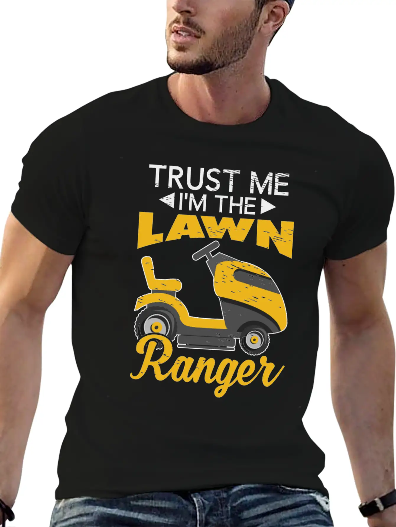 Lawn Caretaker Grass Lawn Mower Mowing Fields Stylish Everyday T-Shirt – Unisex Basic Cotton Tee