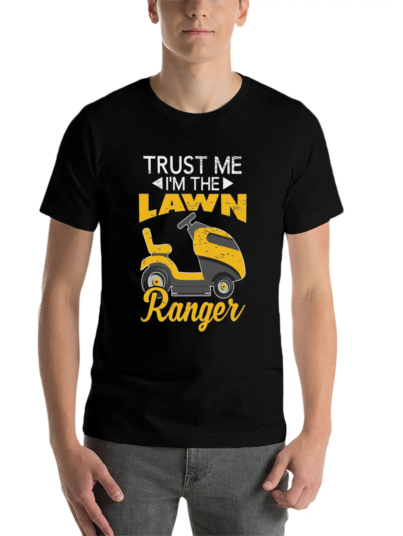 Lawn Caretaker Grass Lawn Mower Mowing Fields Stylish Everyday T-Shirt – Unisex Basic Cotton Tee
