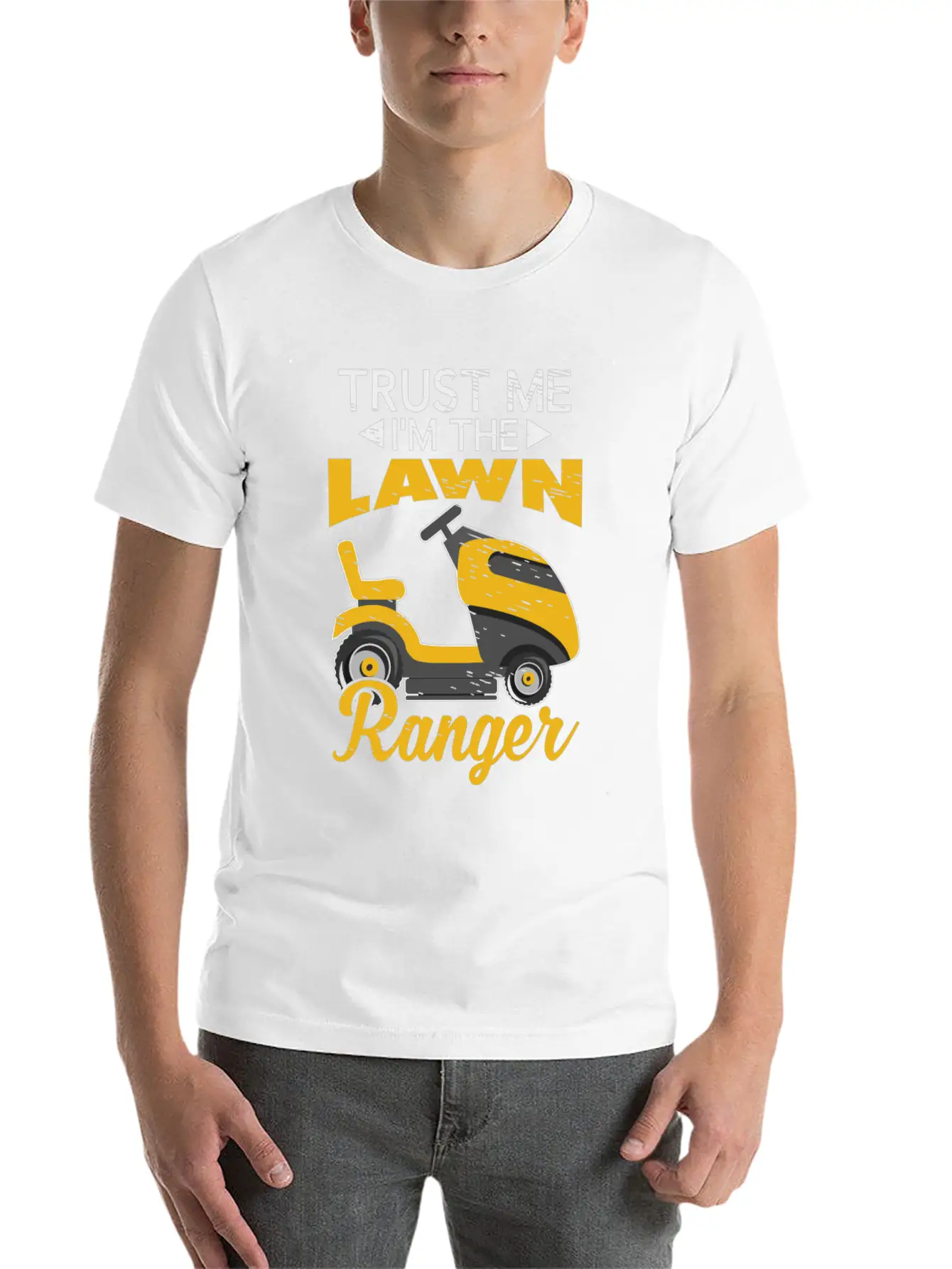Lawn Caretaker Grass Lawn Mower Mowing Fields Stylish Everyday T-Shirt – Unisex Basic Cotton Tee