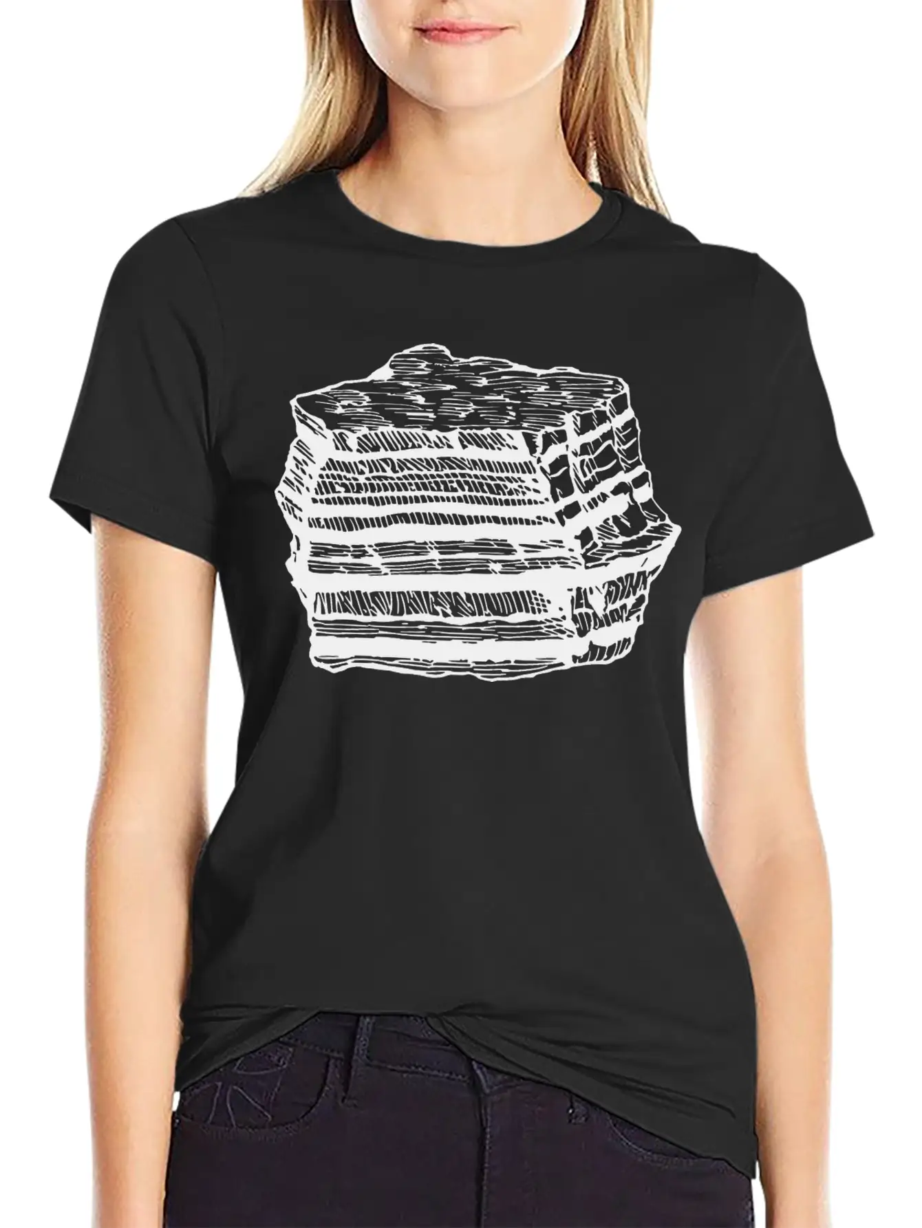 Layered Rock Timeless Short Sleeve Tee – Comfy And Minimalist Design