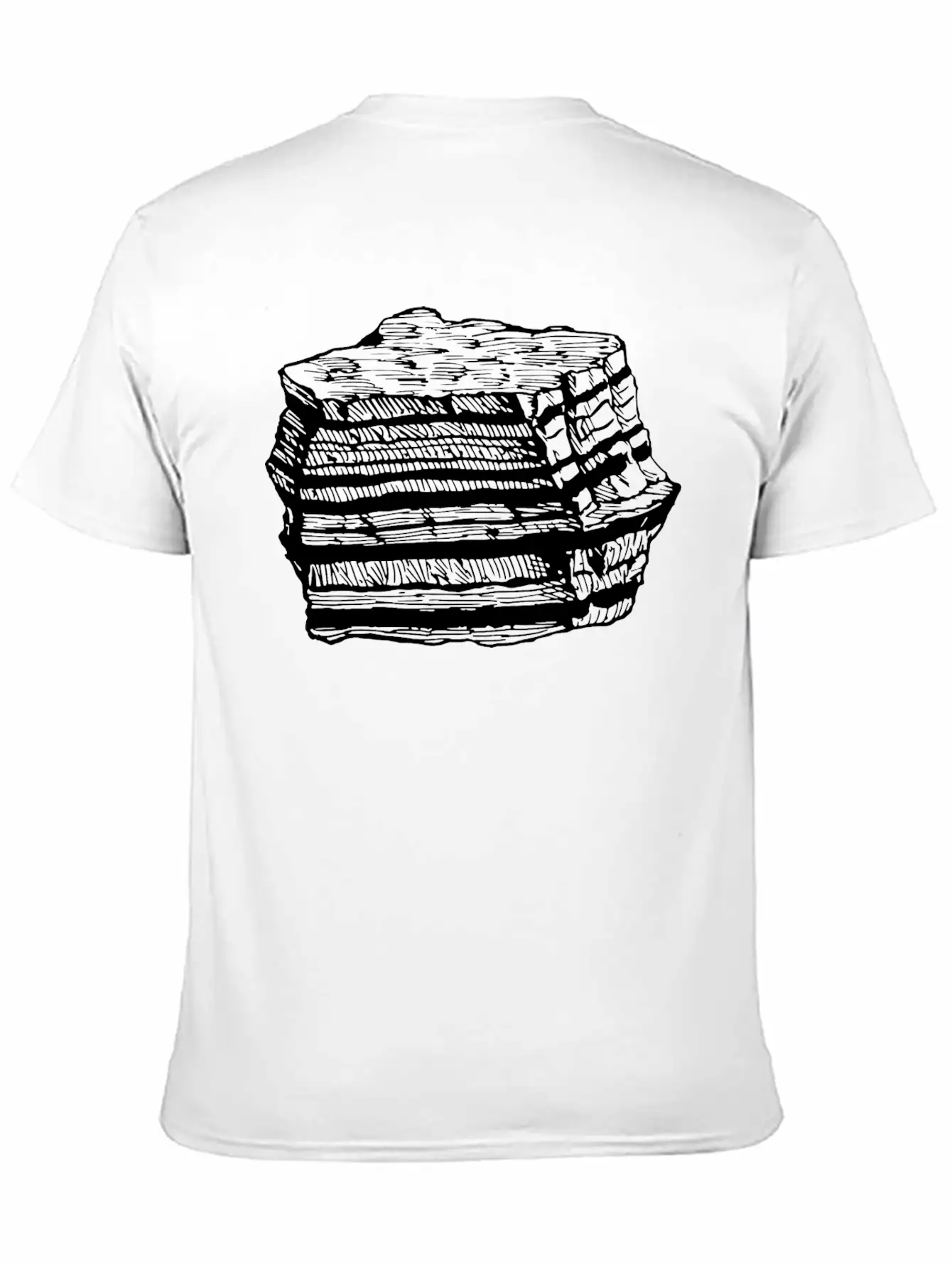 Layered Rock Timeless Short Sleeve Tee – Comfy And Minimalist Design