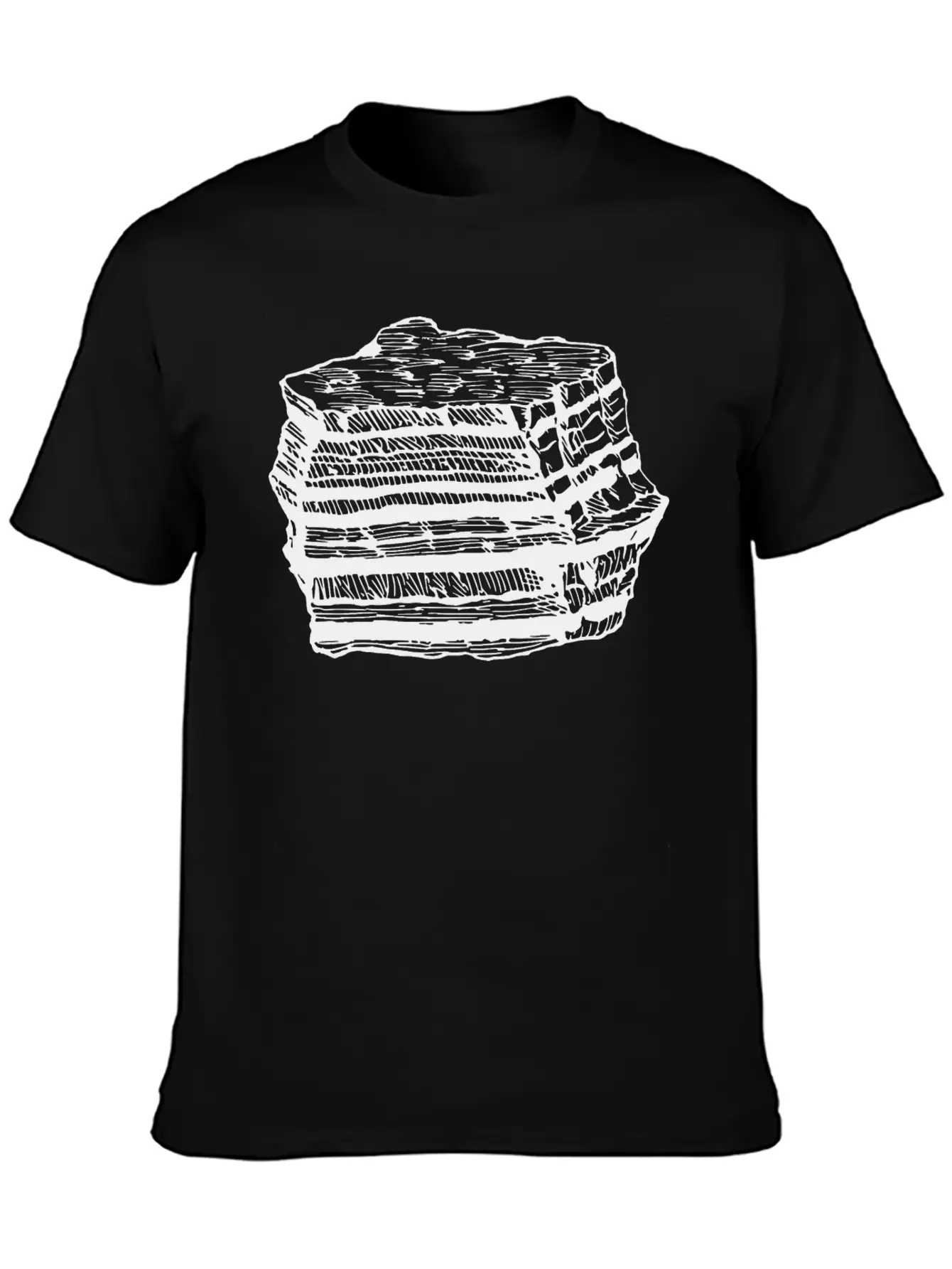 Layered Rock Timeless Short Sleeve Tee – Comfy And Minimalist Design