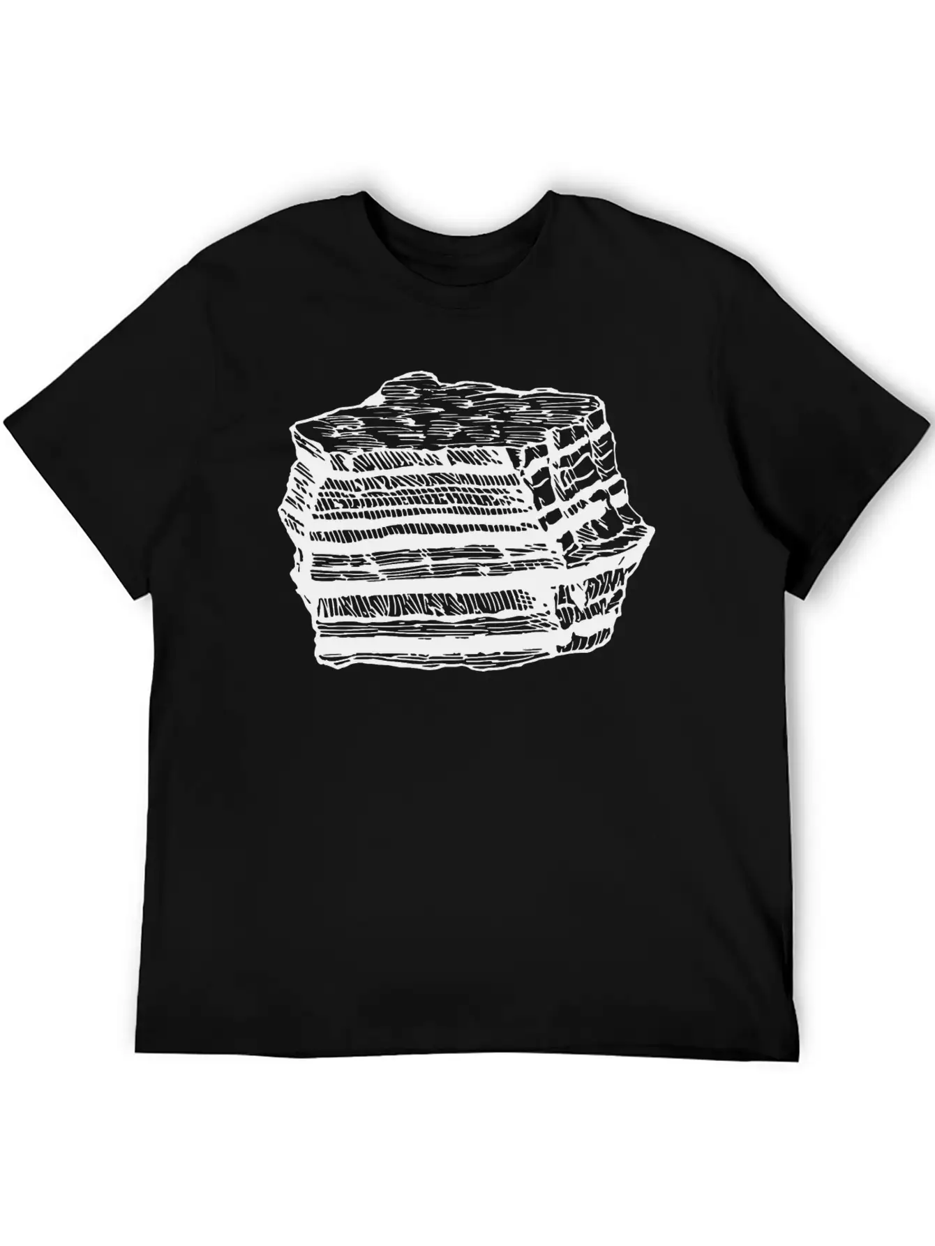 Layered Rock Timeless Short Sleeve Tee – Comfy And Minimalist Design