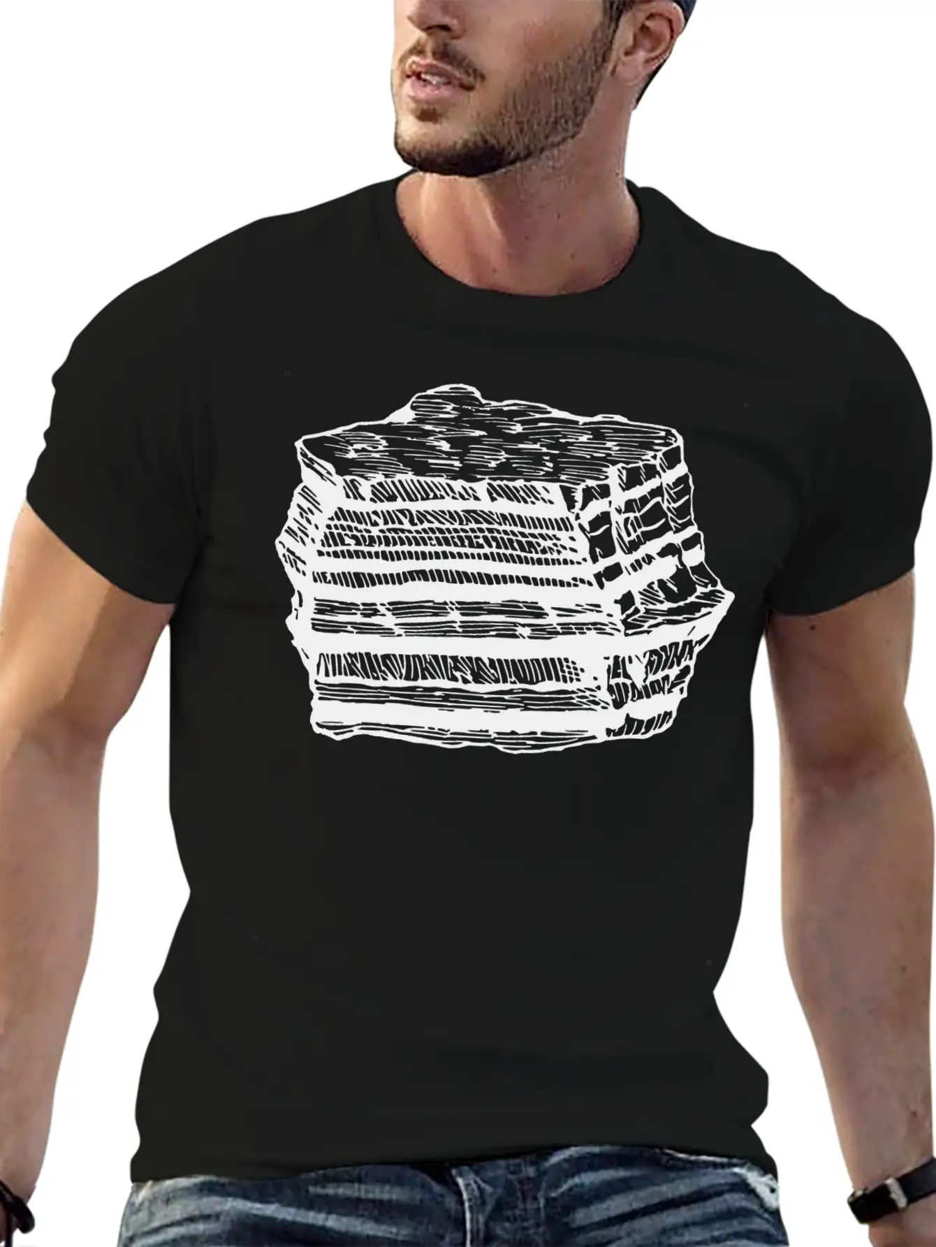 Layered Rock Timeless Short Sleeve Tee – Comfy And Minimalist Design