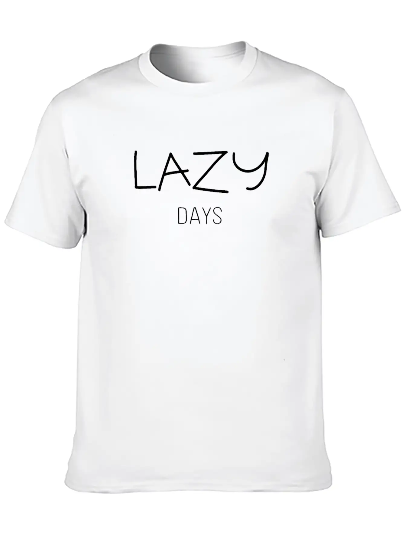 Lazy Days Relaxed Everyday Tee – Lightweight And Durable Cotton