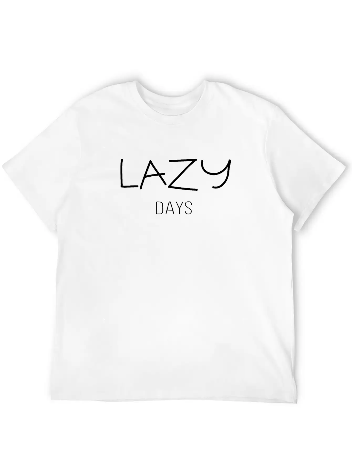 Lazy Days Relaxed Everyday Tee – Lightweight And Durable Cotton