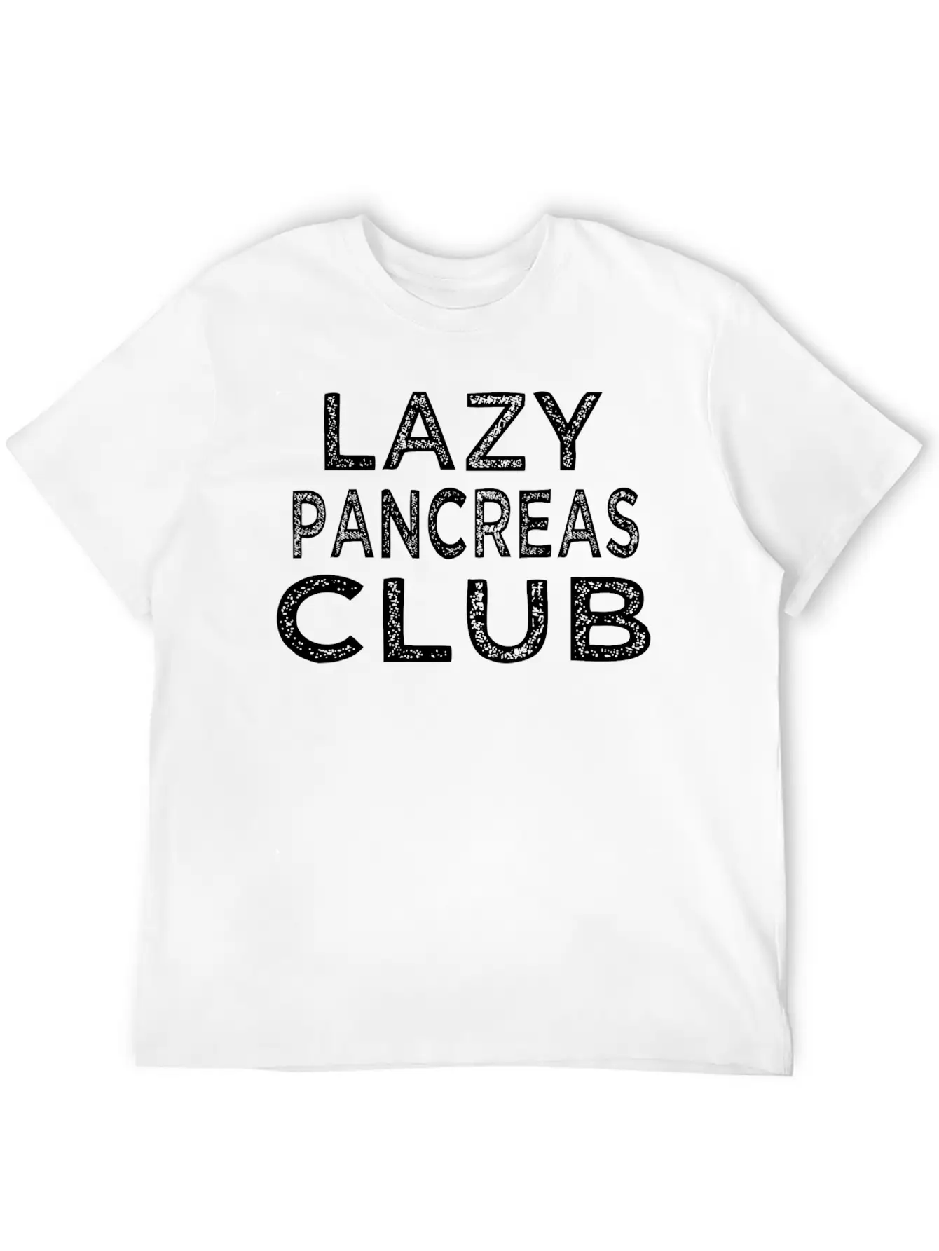 Lazy Pancreas Club Comfortable Minimalist Graphic Tee – Summer Style Essential