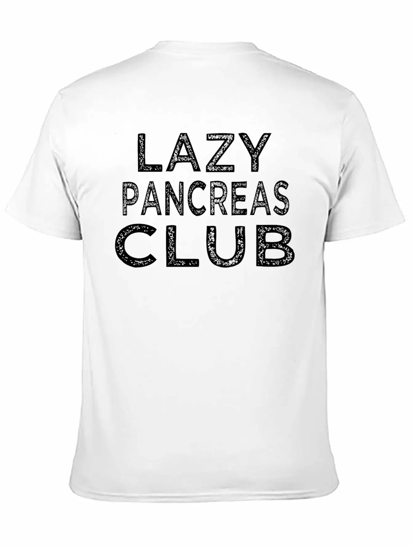 Lazy Pancreas Club Comfortable Minimalist Graphic Tee – Summer Style Essential
