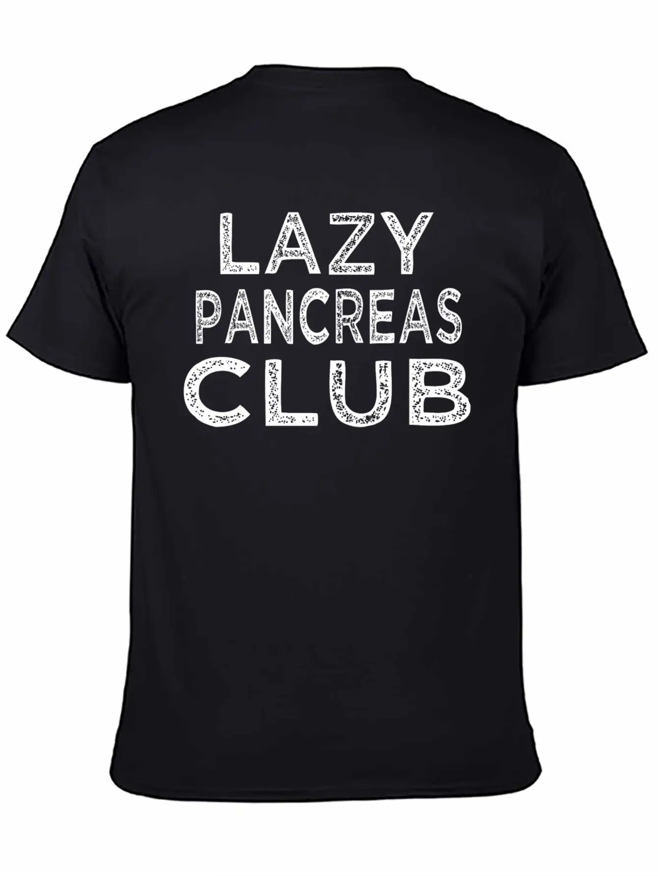 Lazy Pancreas Club Comfortable Minimalist Graphic Tee – Summer Style Essential