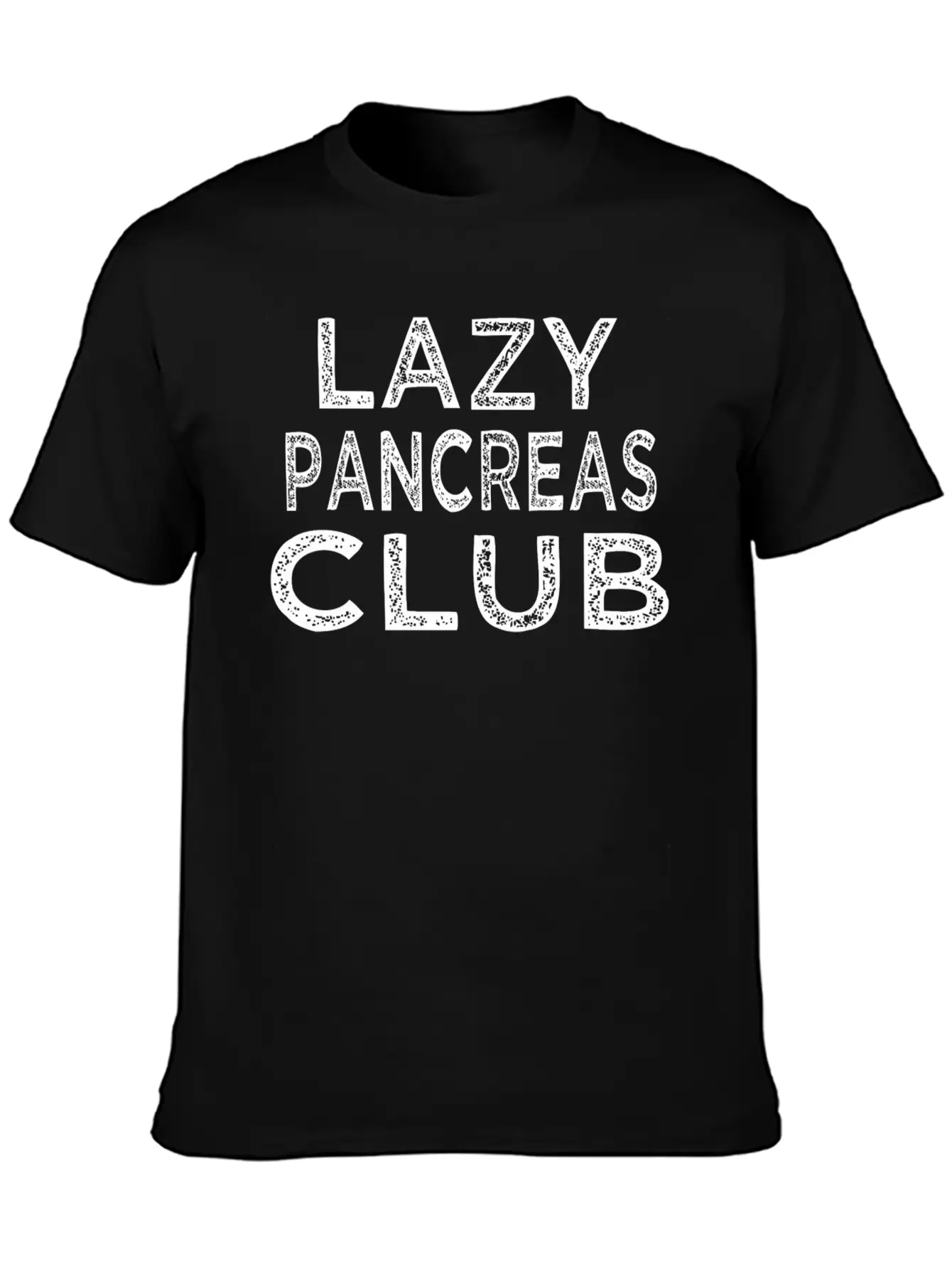 Lazy Pancreas Club Comfortable Minimalist Graphic Tee – Summer Style Essential