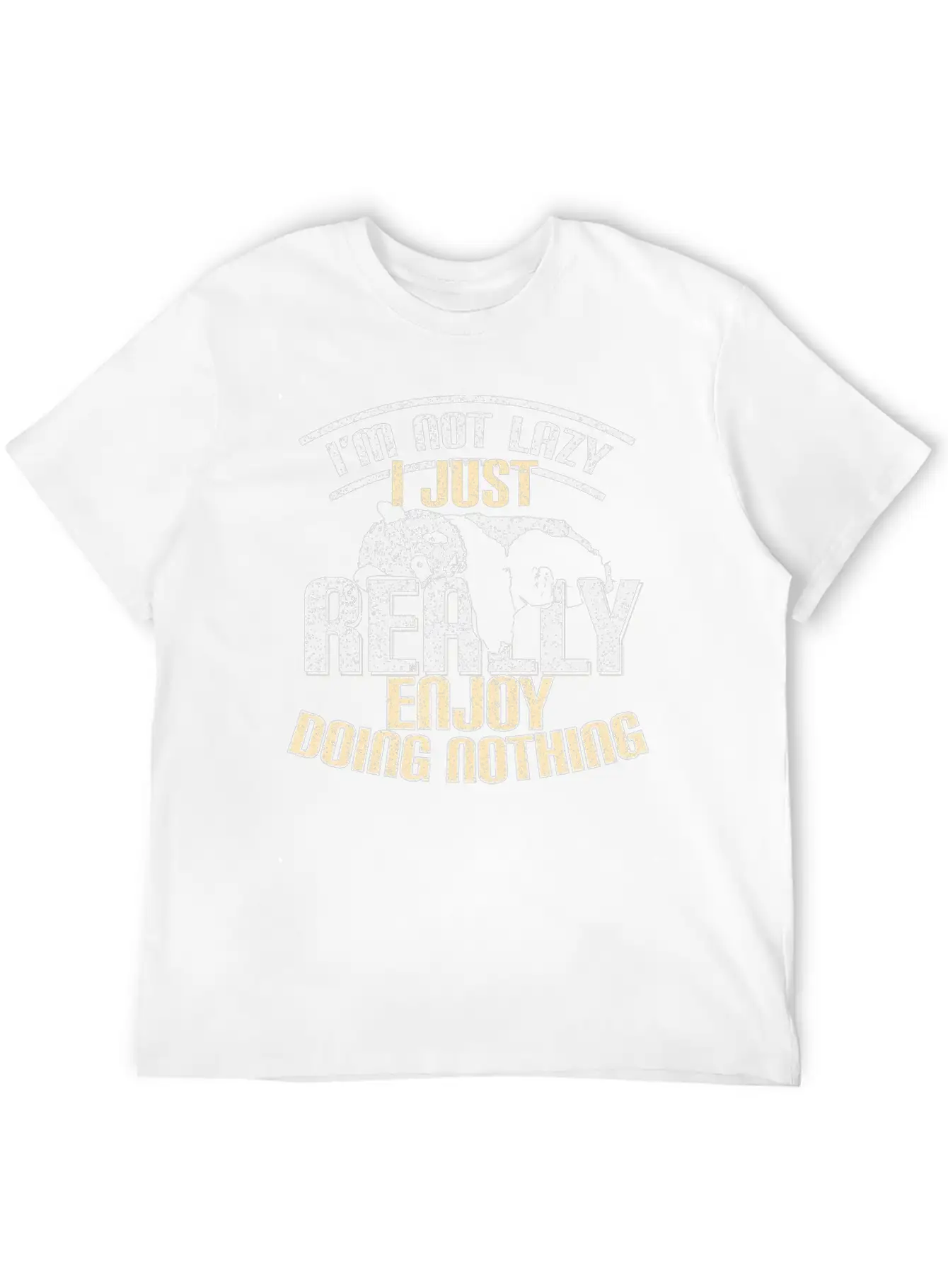 Lazy Panda Unisex Short Sleeve Soft Cotton T-Shirt – Casual Everyday Wear