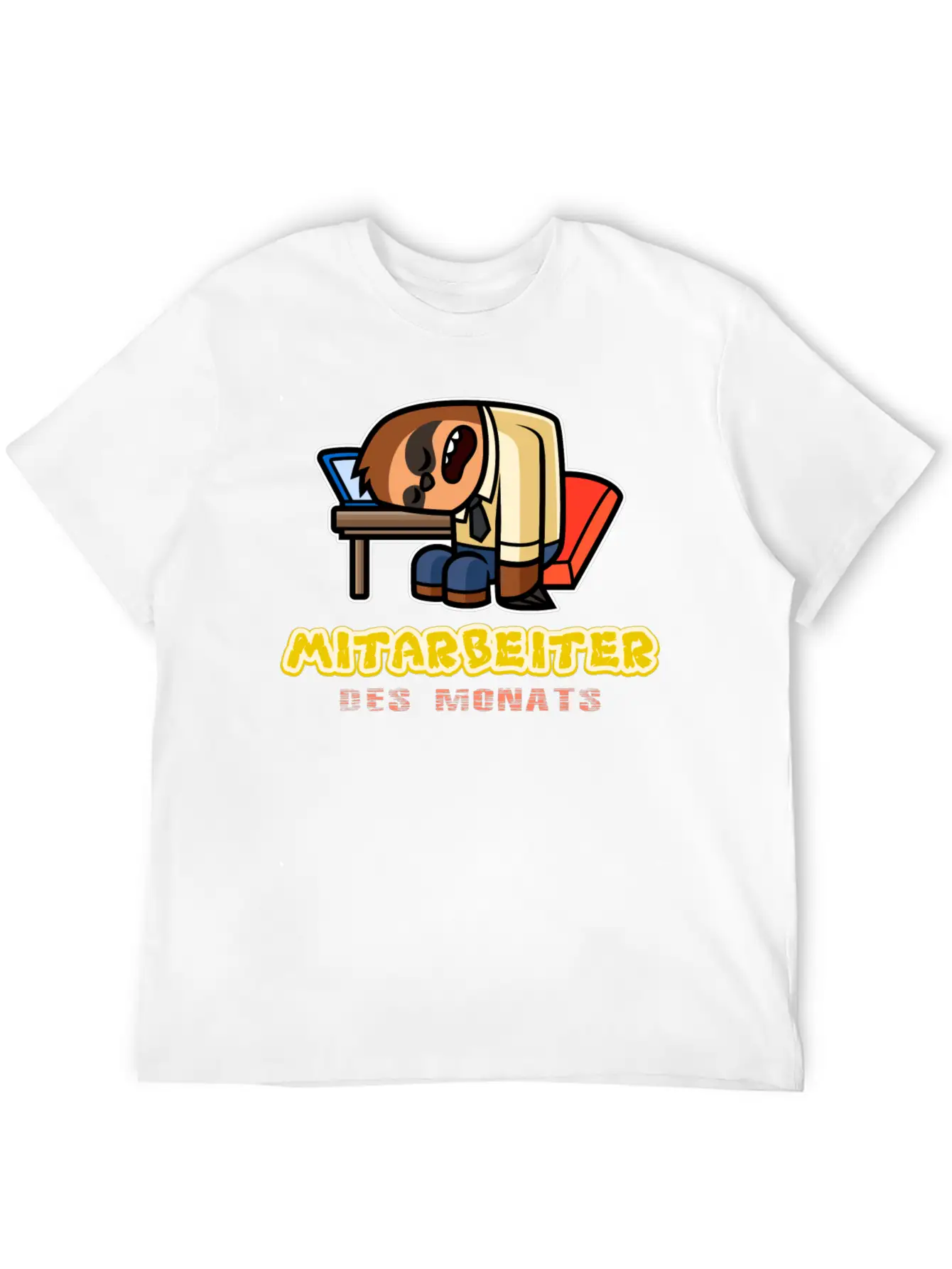 Lazy Sloth Funny Animal Essential Unisex Summer Tee – Soft Cotton Casual Fit