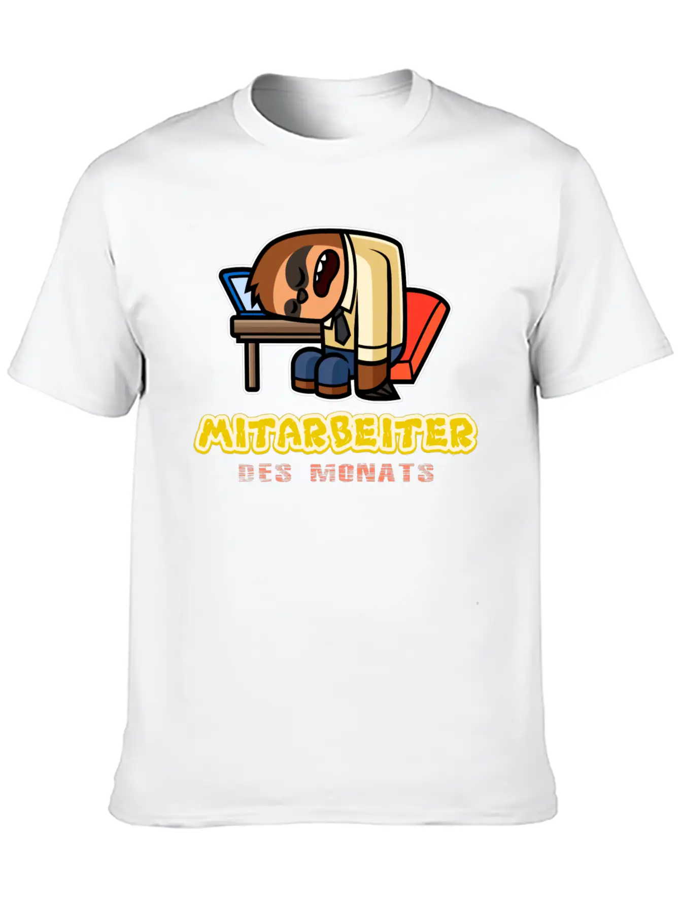 Lazy Sloth Funny Animal Essential Unisex Summer Tee – Soft Cotton Casual Fit
