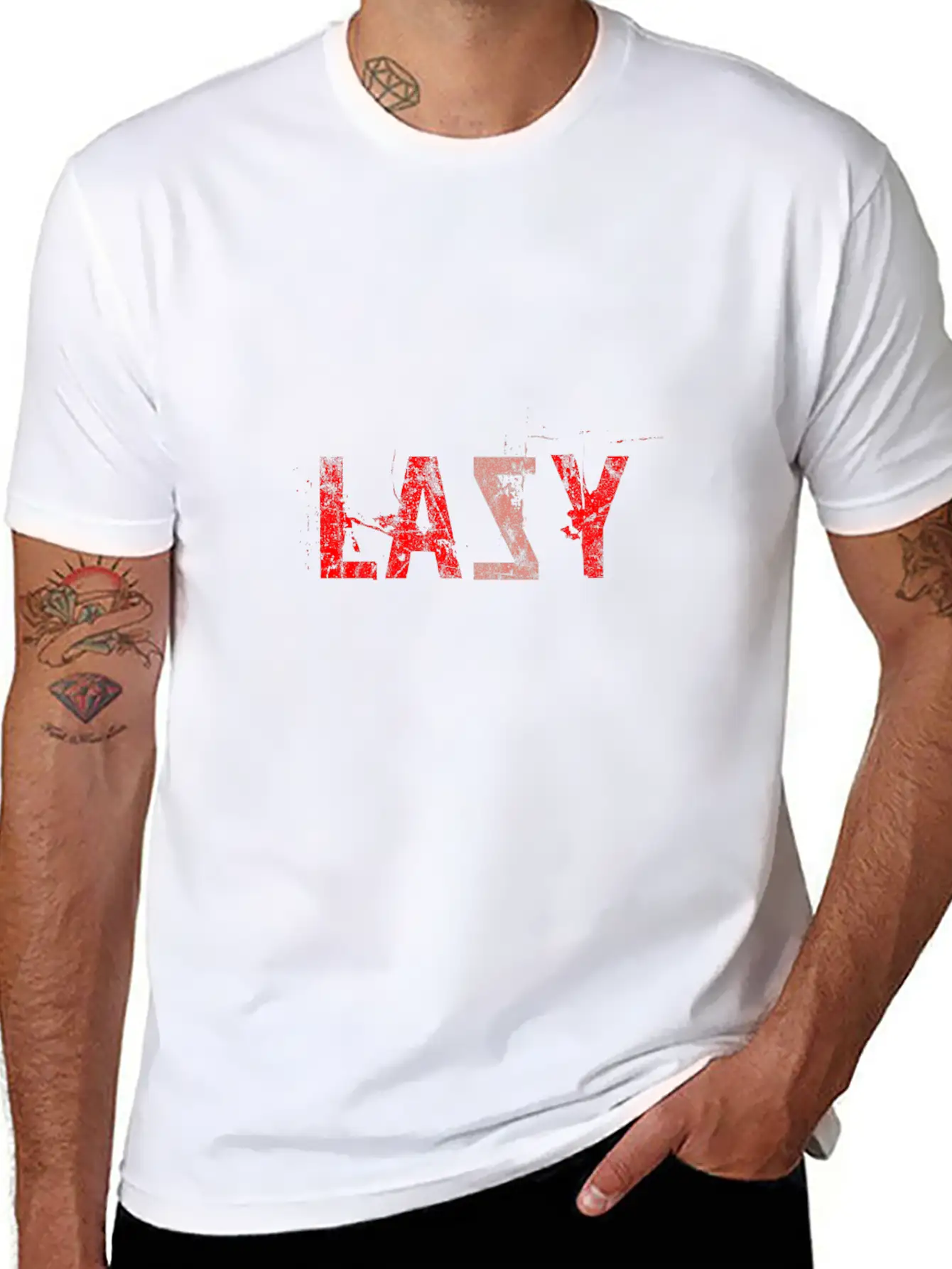 Lazy Stylish Everyday T-Shirt – Unisex Basic Cotton Tee