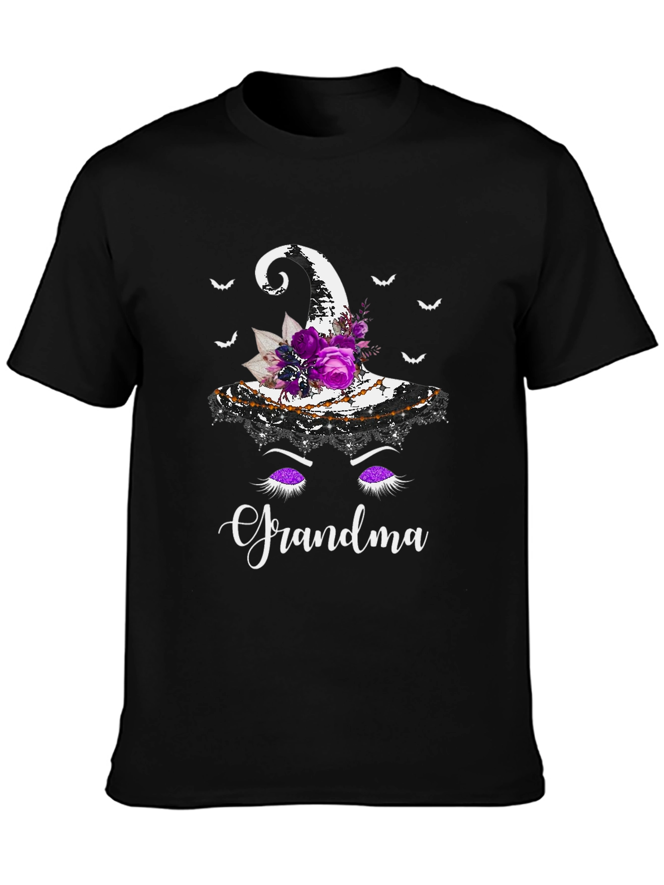 Grandma Witch Hat Halloween T-Shirt