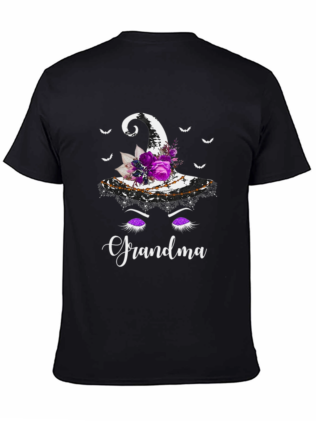 Grandma Witch Hat Halloween T-Shirt