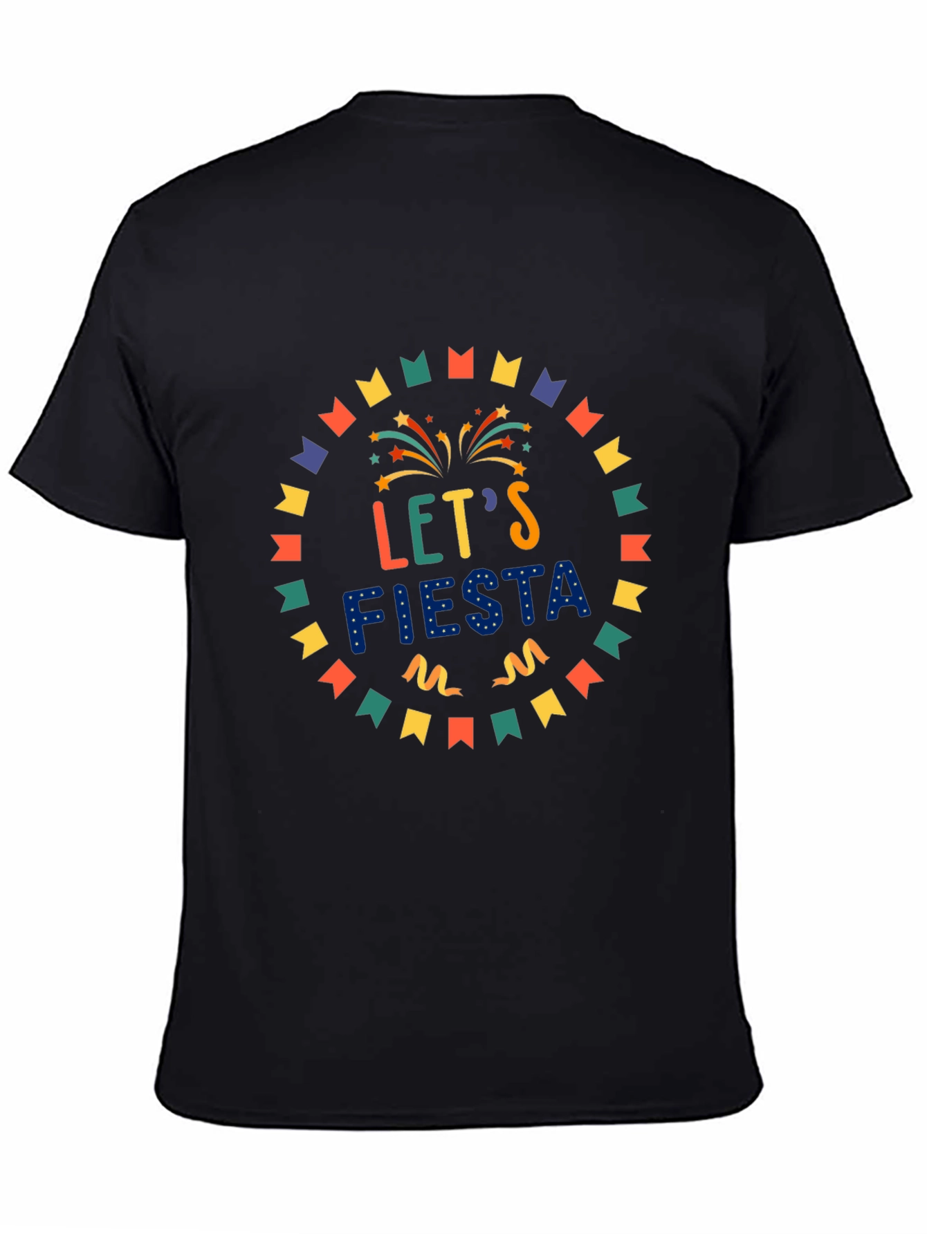 Lets Fiesta Graphic Tee - Party Celebration Shirt
