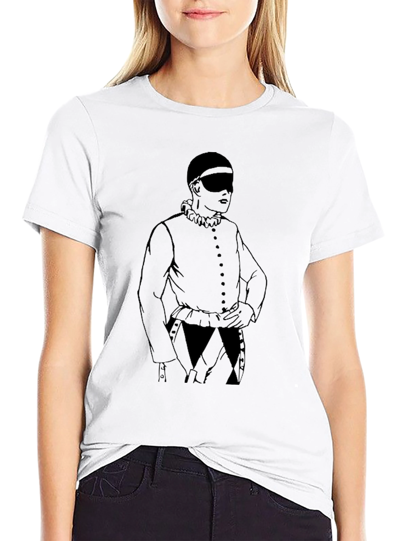Harlequin T-Shirt - Unique Costume Design Tee
