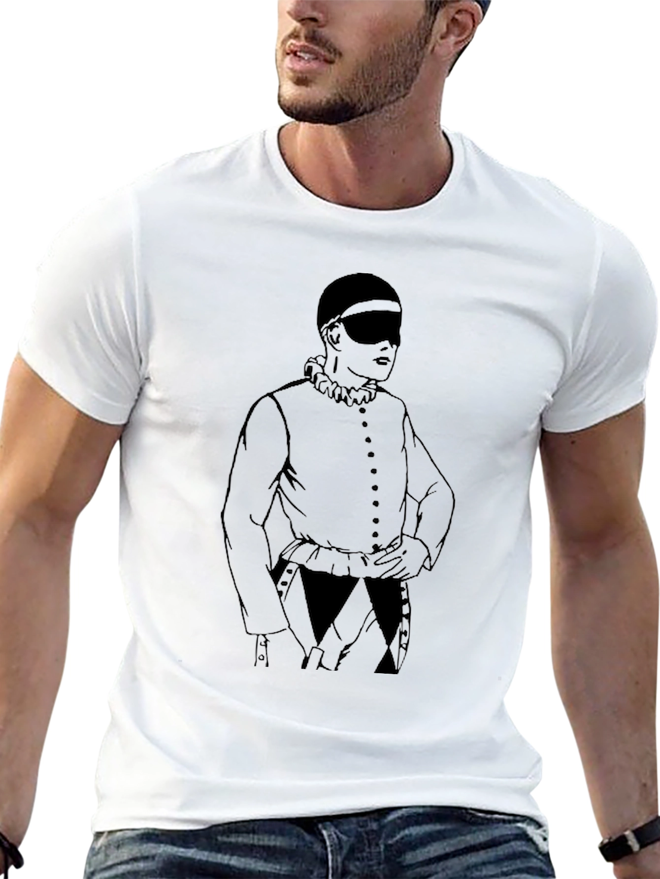 Harlequin T-Shirt - Unique Costume Design Tee