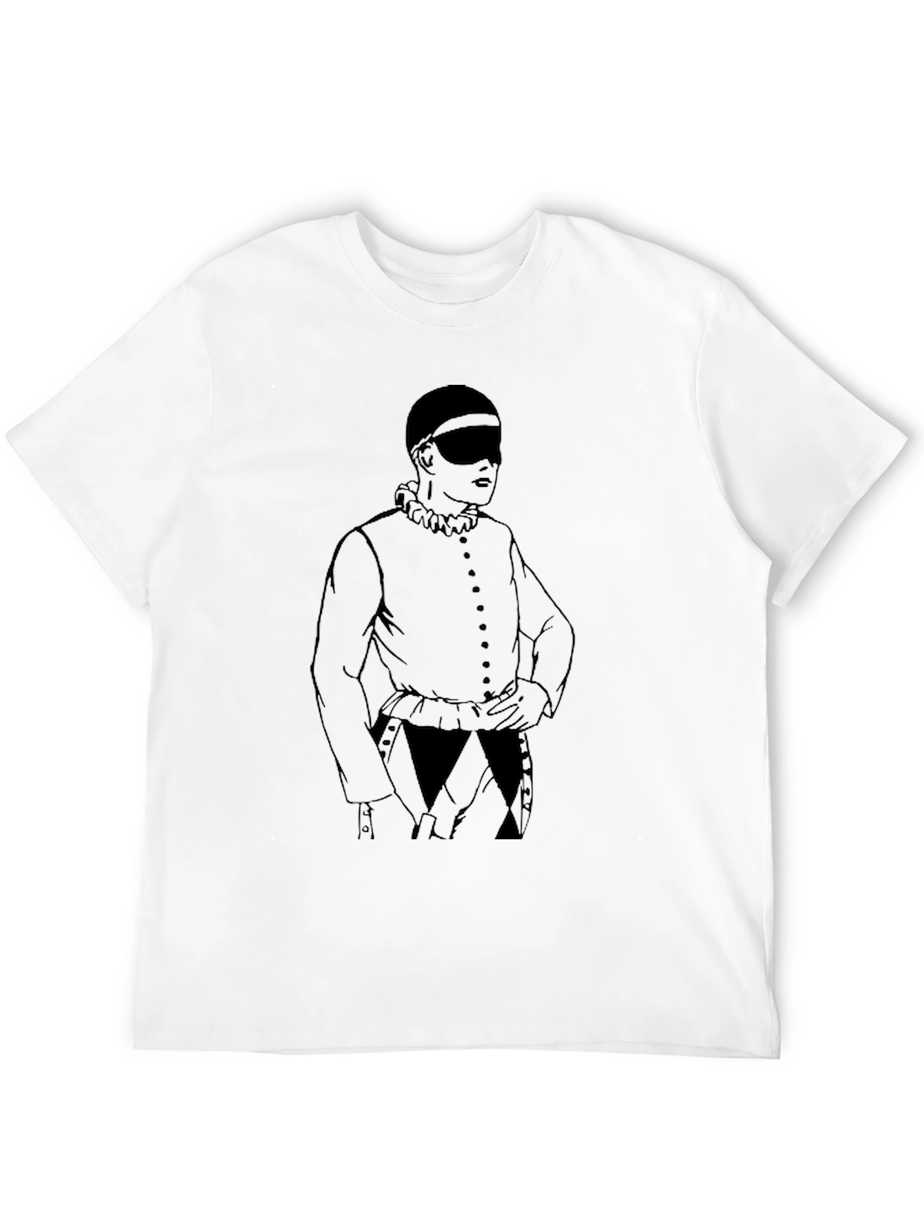 Harlequin T-Shirt - Unique Costume Design Tee