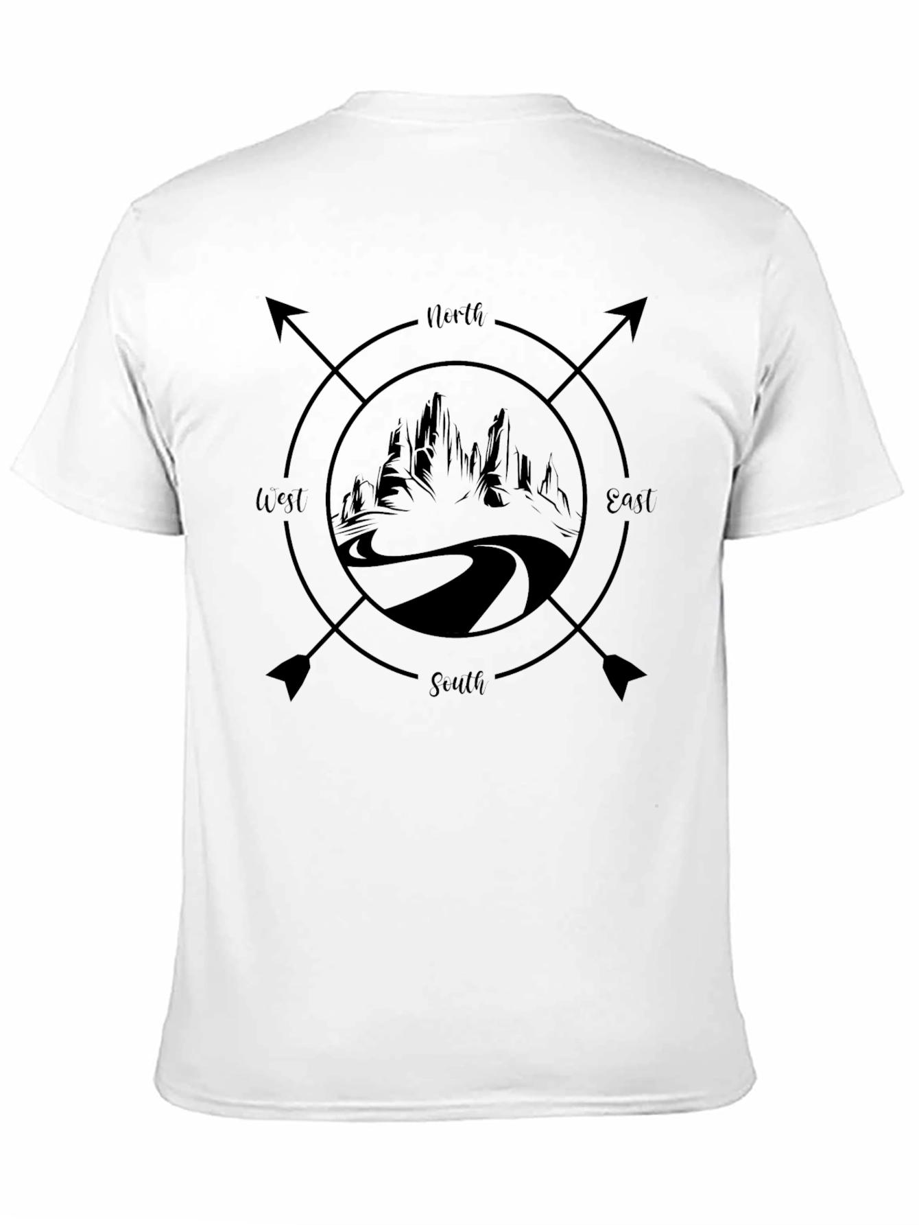 Compass Mountain Road T-Shirt