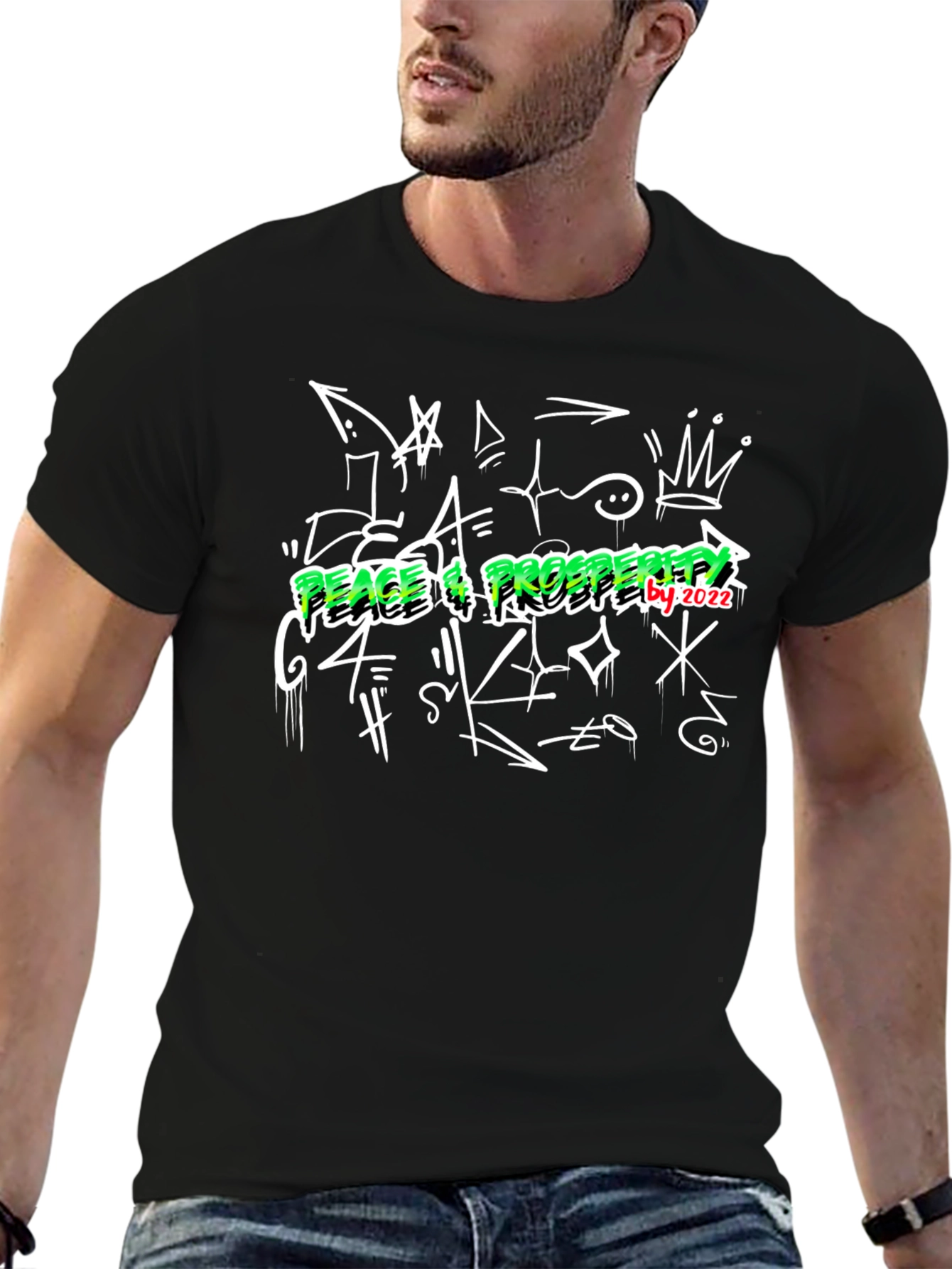 Peace & Prosperity Graphic T-Shirt