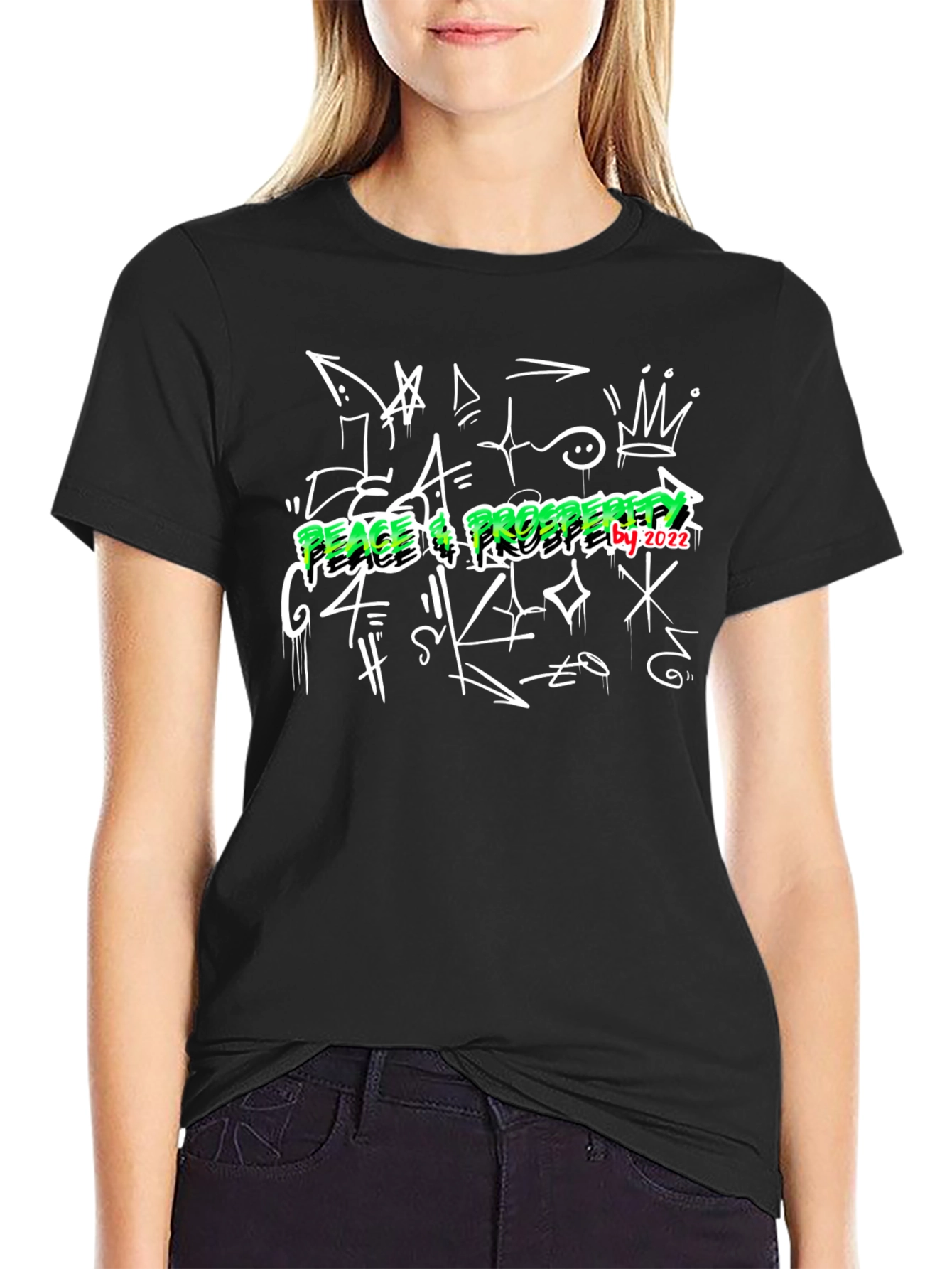 Peace & Prosperity Graphic T-Shirt