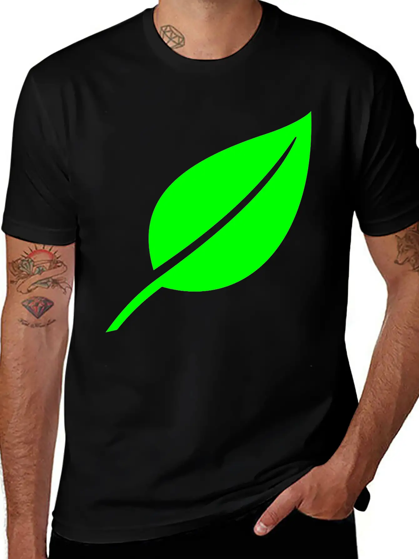 Leaf Basic Graphic T-Shirt – Daily Comfort In Soft Cotton