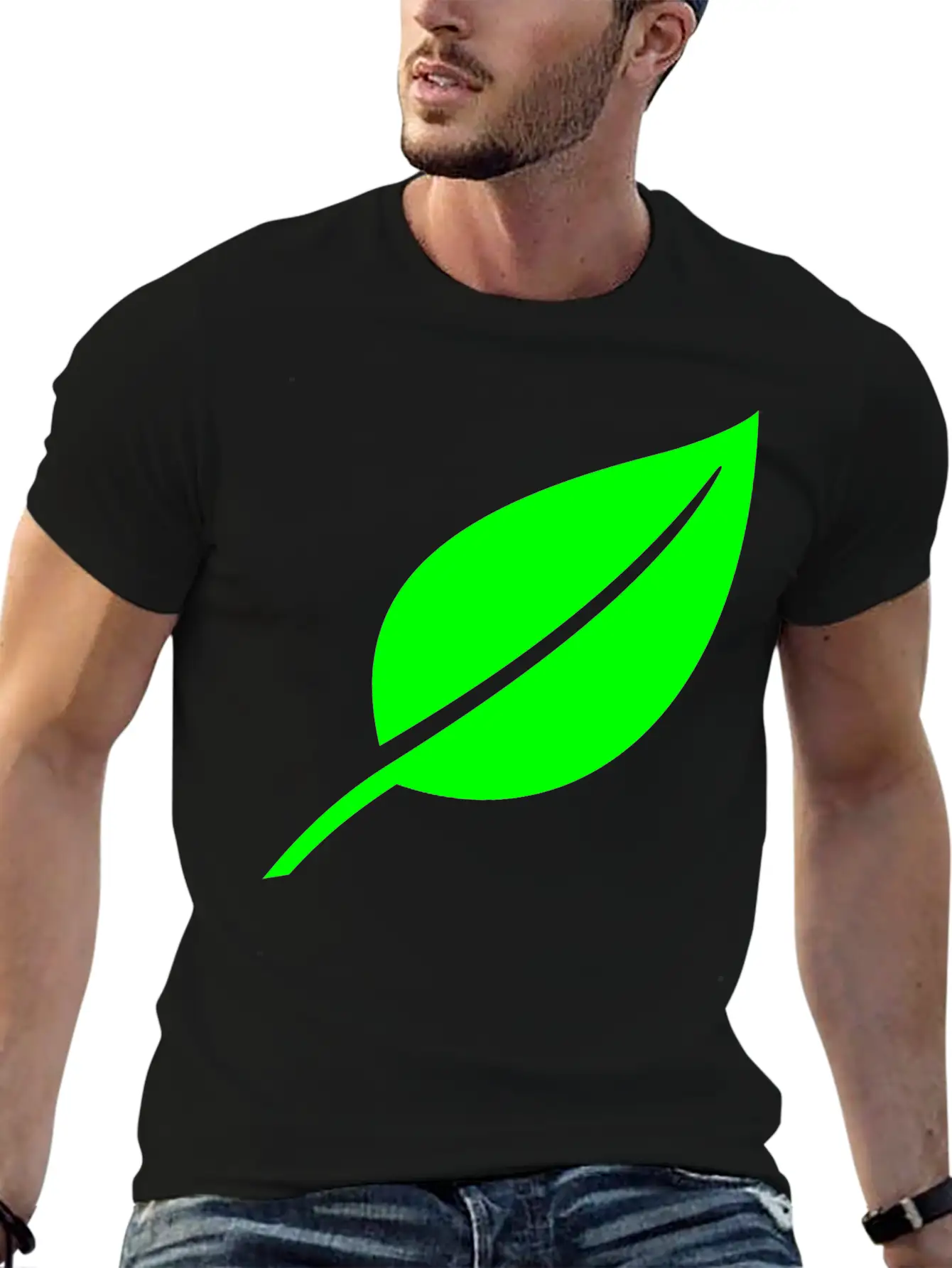 Leaf Basic Graphic T-Shirt – Daily Comfort In Soft Cotton