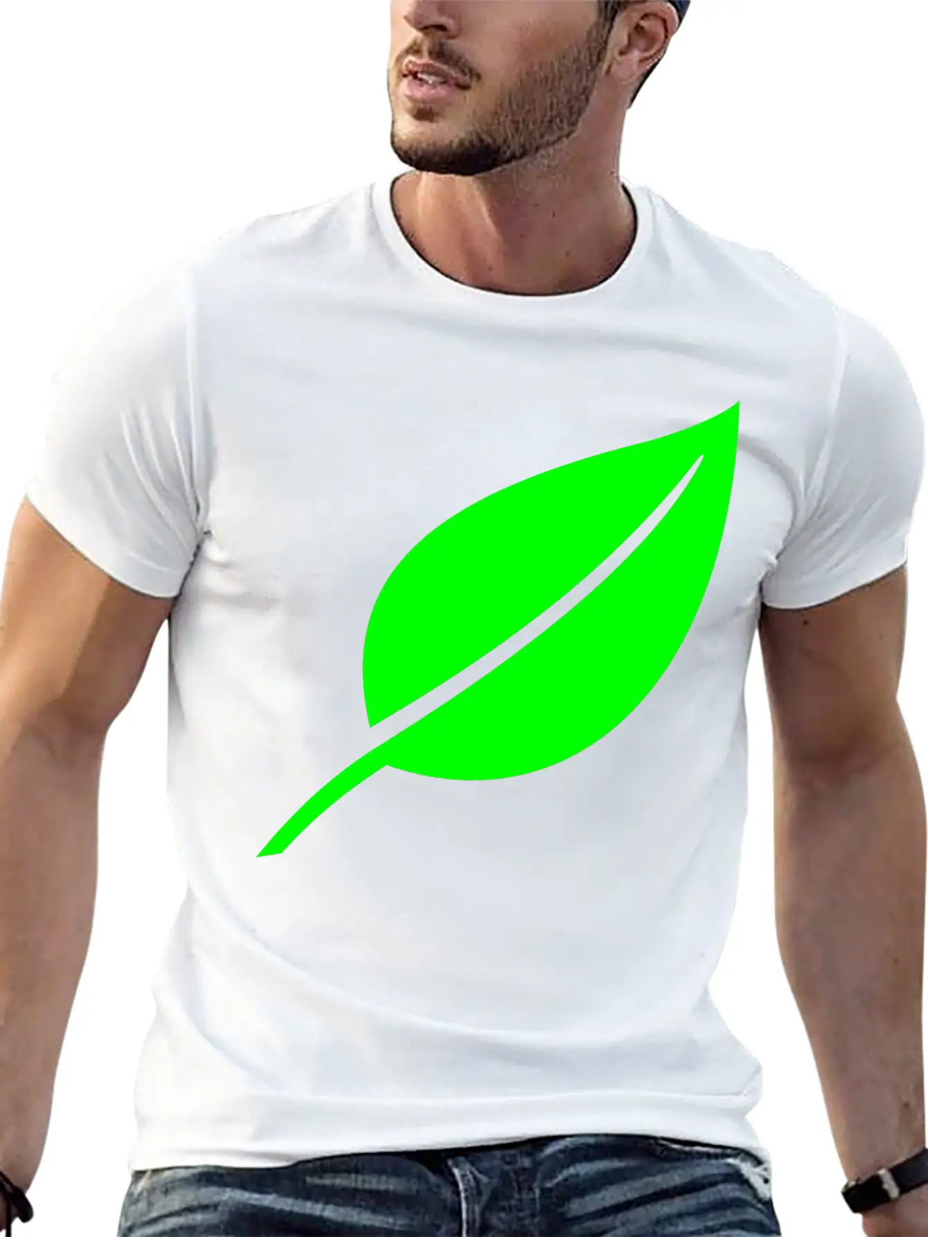 Leaf Basic Graphic T-Shirt – Daily Comfort In Soft Cotton