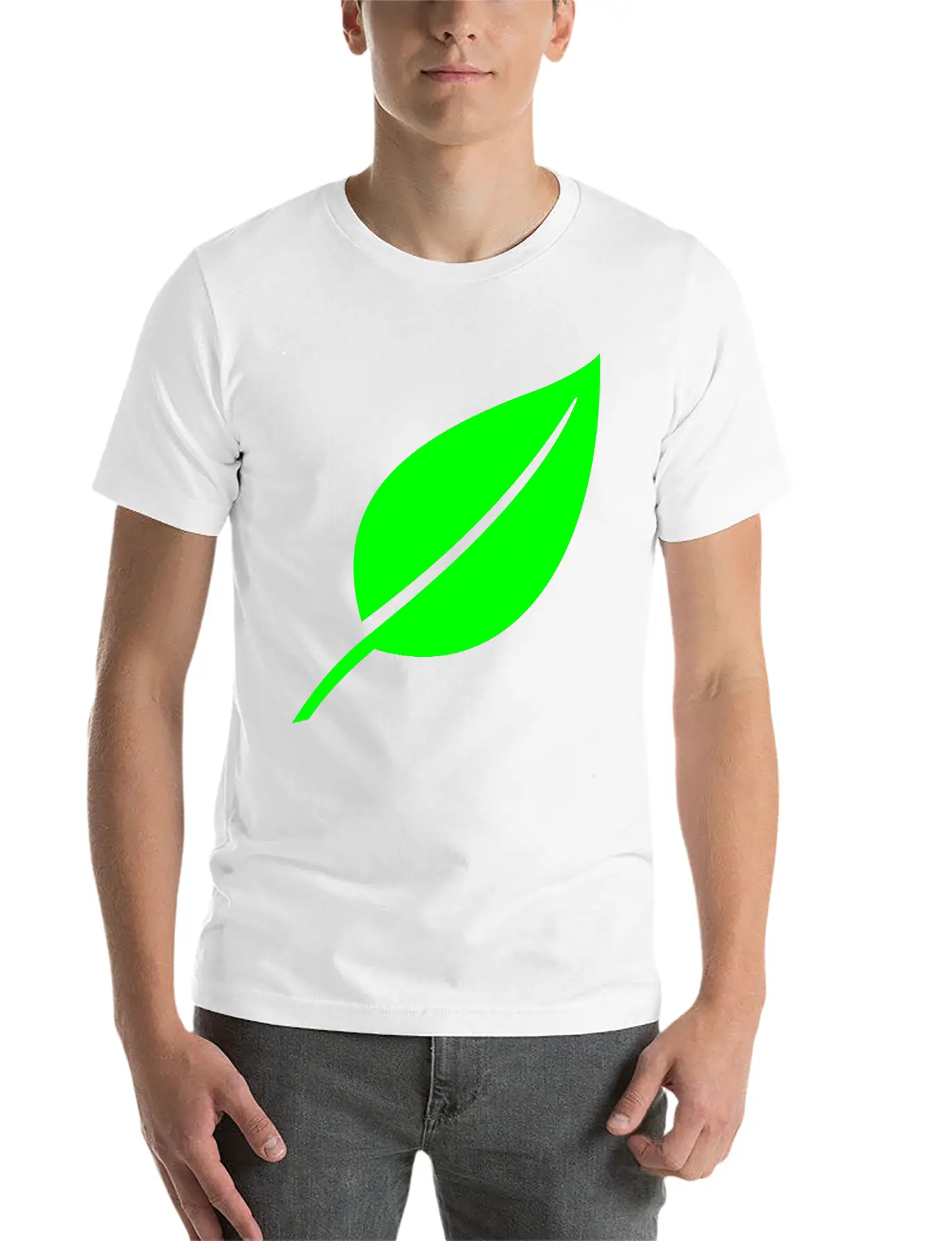 Leaf Basic Graphic T-Shirt – Daily Comfort In Soft Cotton