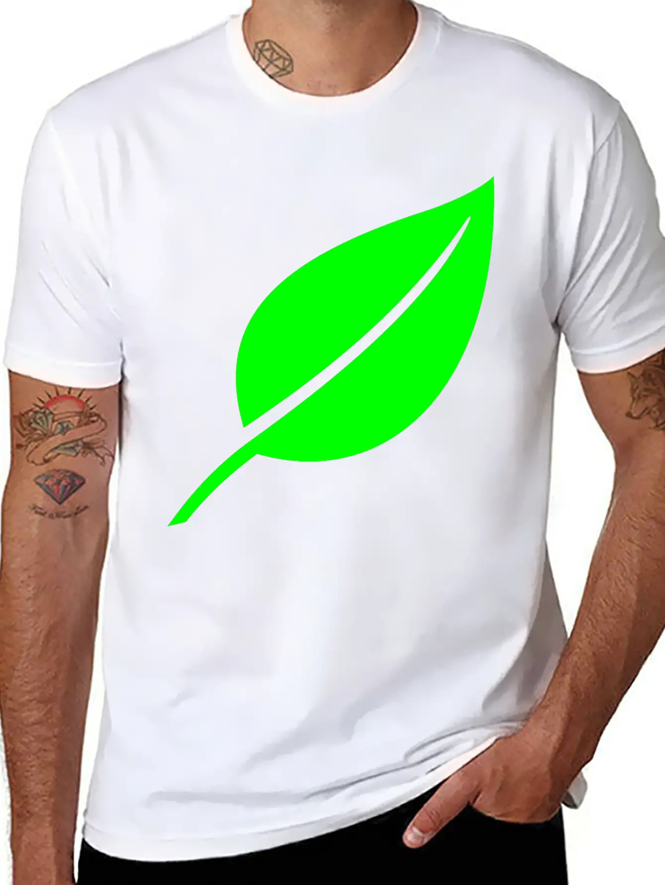Leaf Basic Graphic T-Shirt – Daily Comfort In Soft Cotton