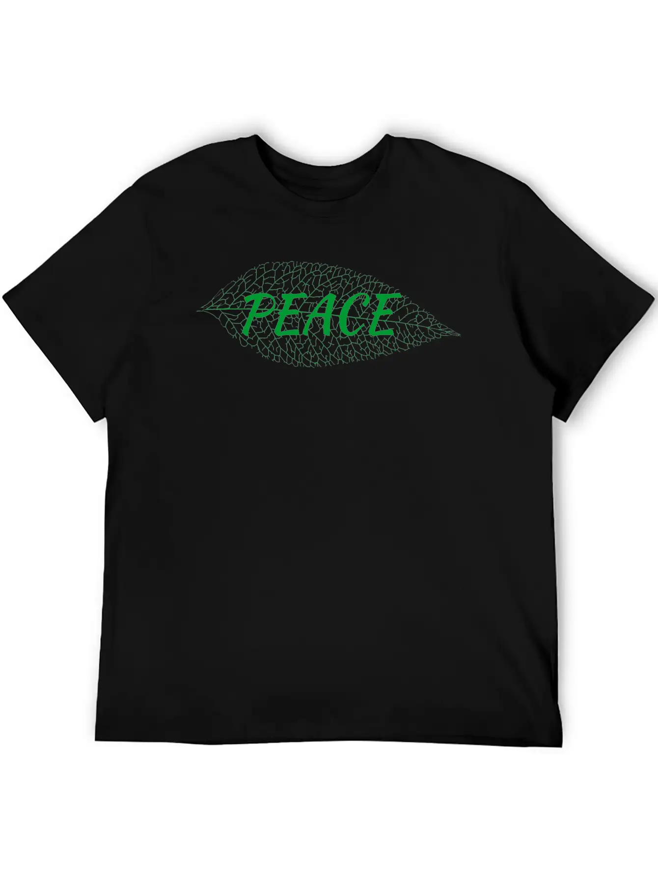 Leaf Texture Stylish Everyday T-Shirt – Unisex Basic Cotton Tee