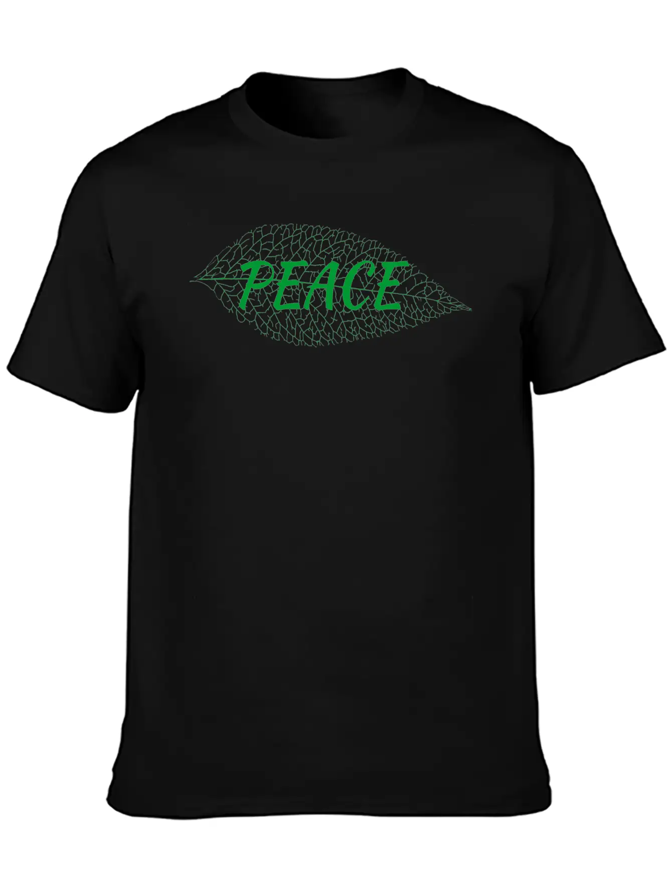 Leaf Texture Stylish Everyday T-Shirt – Unisex Basic Cotton Tee