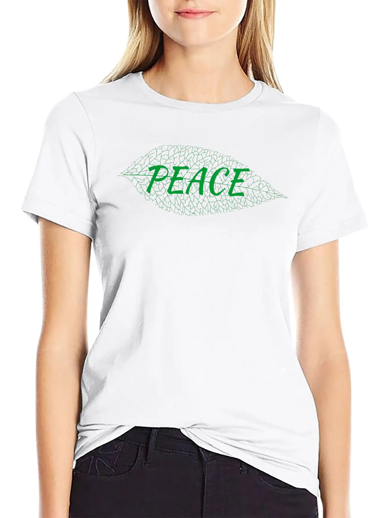 Leaf Texture Stylish Everyday T-Shirt – Unisex Basic Cotton Tee