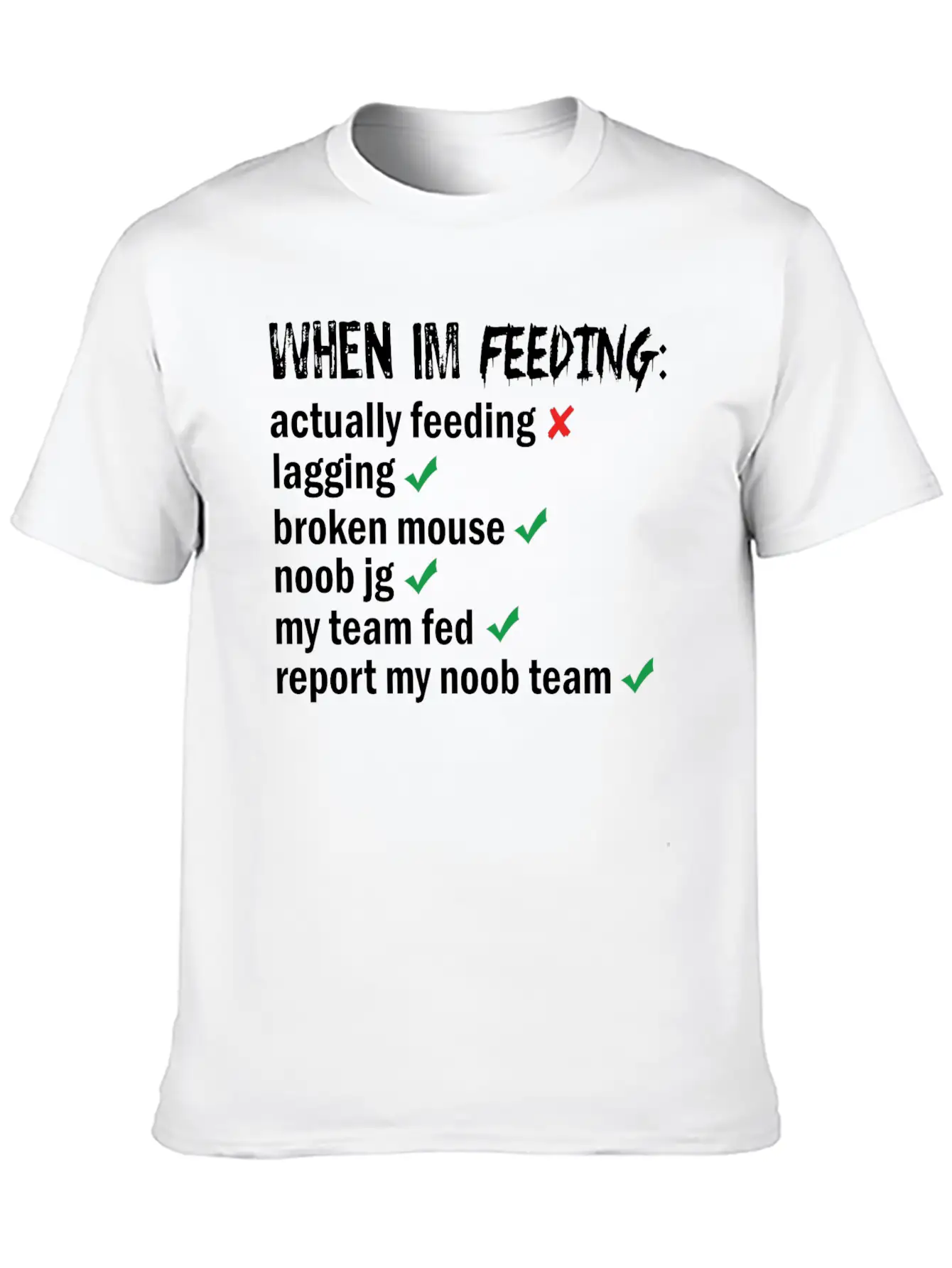 League Of Legends Feeding Essential Unisex Summer Tee – Soft Cotton Casual Fit